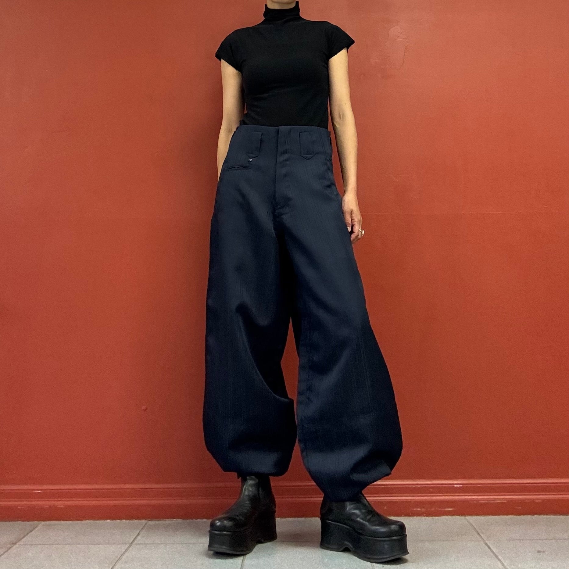 Haat Issey Miyake high neck knit top