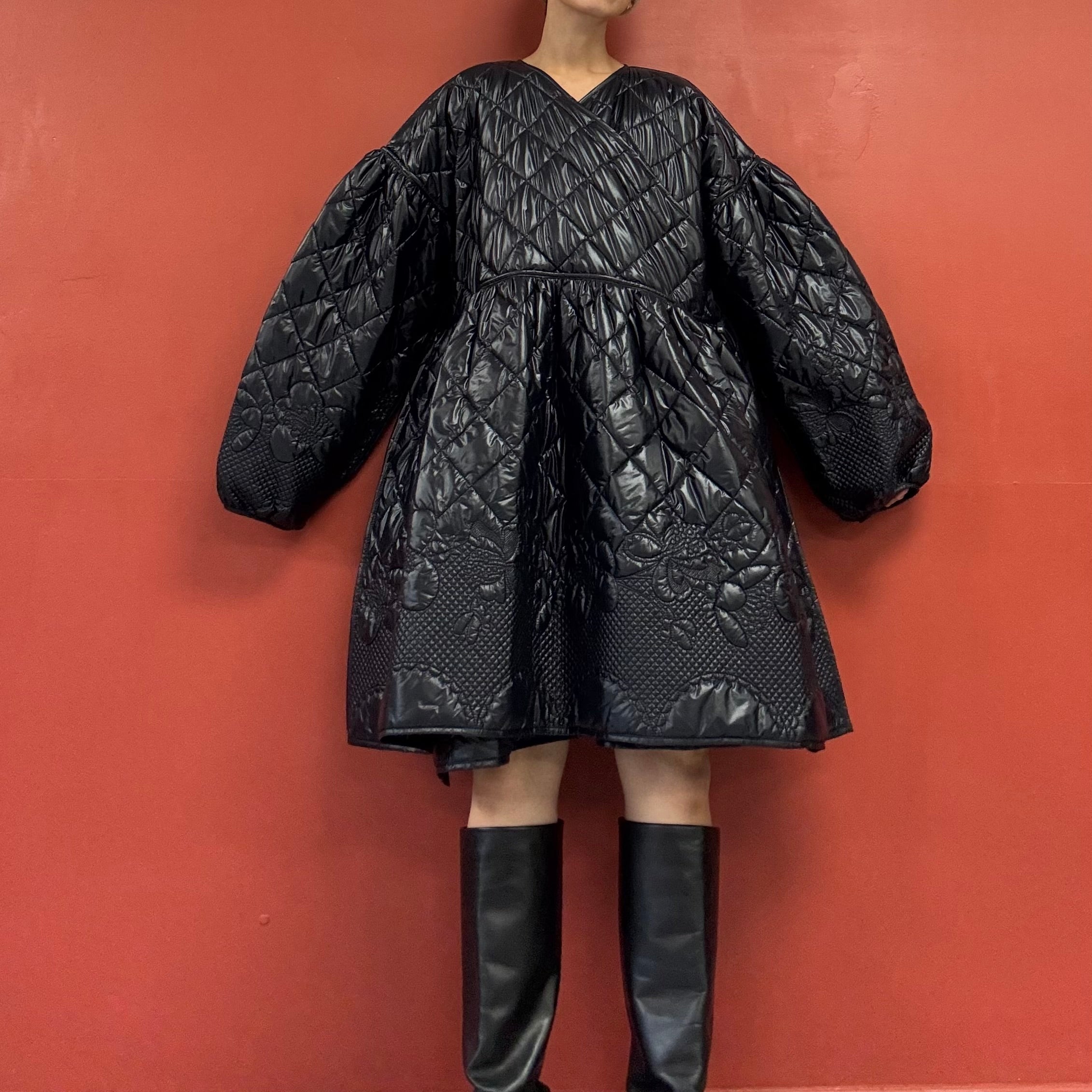 CECILIE BAHNSEN Black Frazier Coat