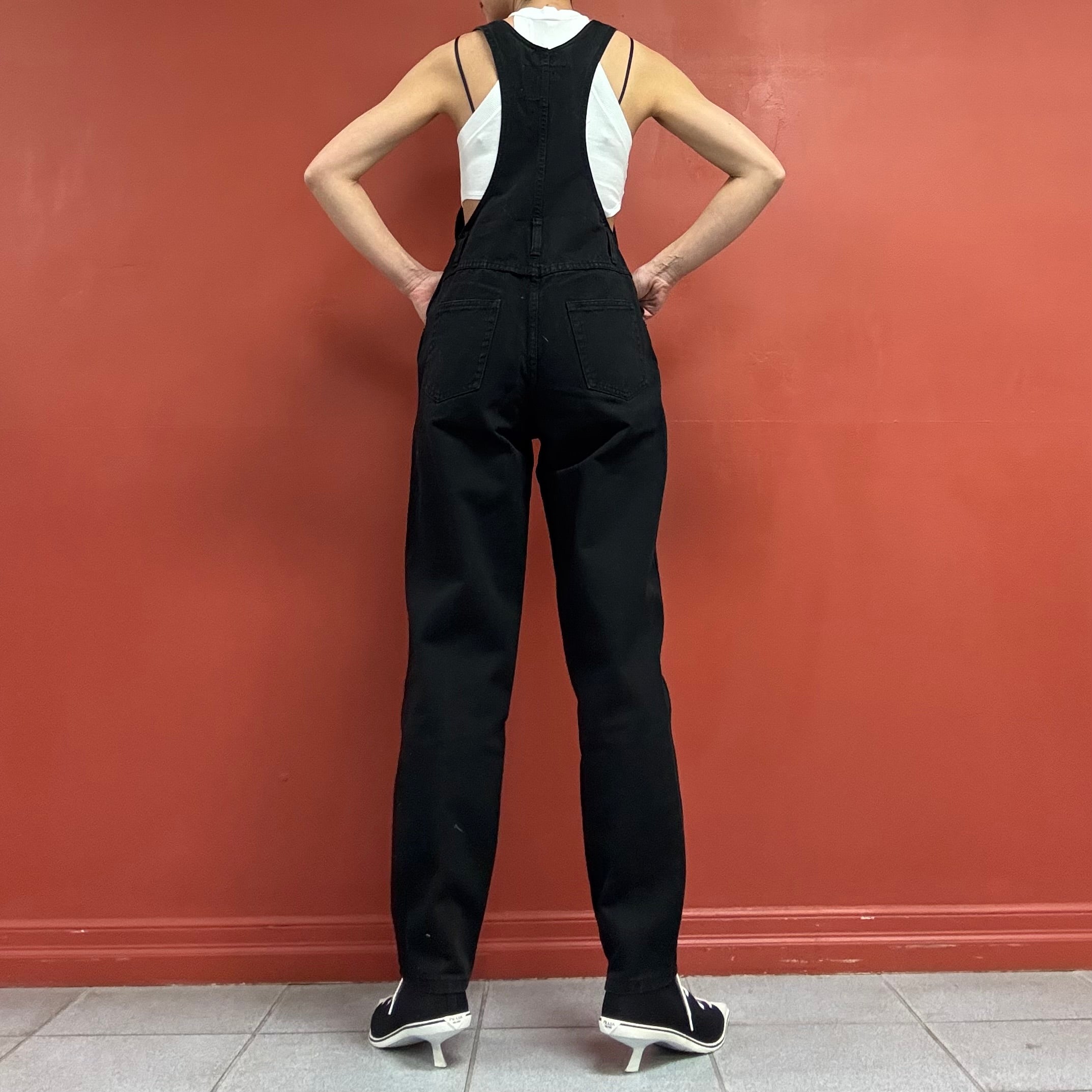 90s High Waisted Overalls