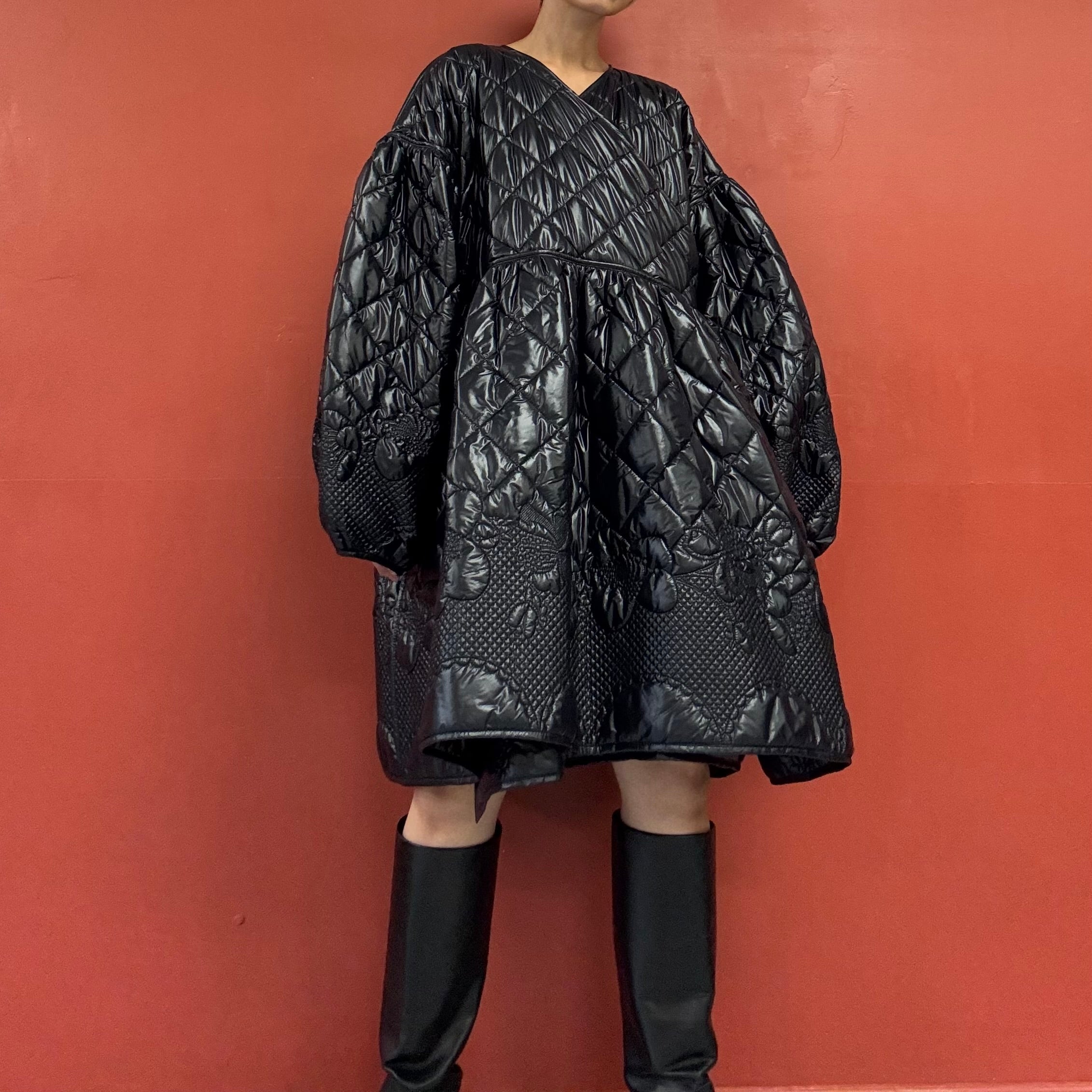 CECILIE BAHNSEN Black Frazier Coat