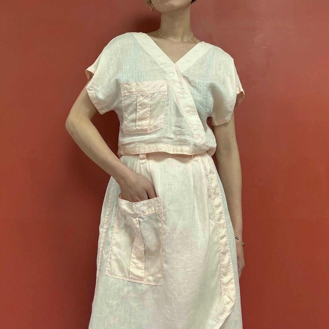 80s90s La Perla mare blouse