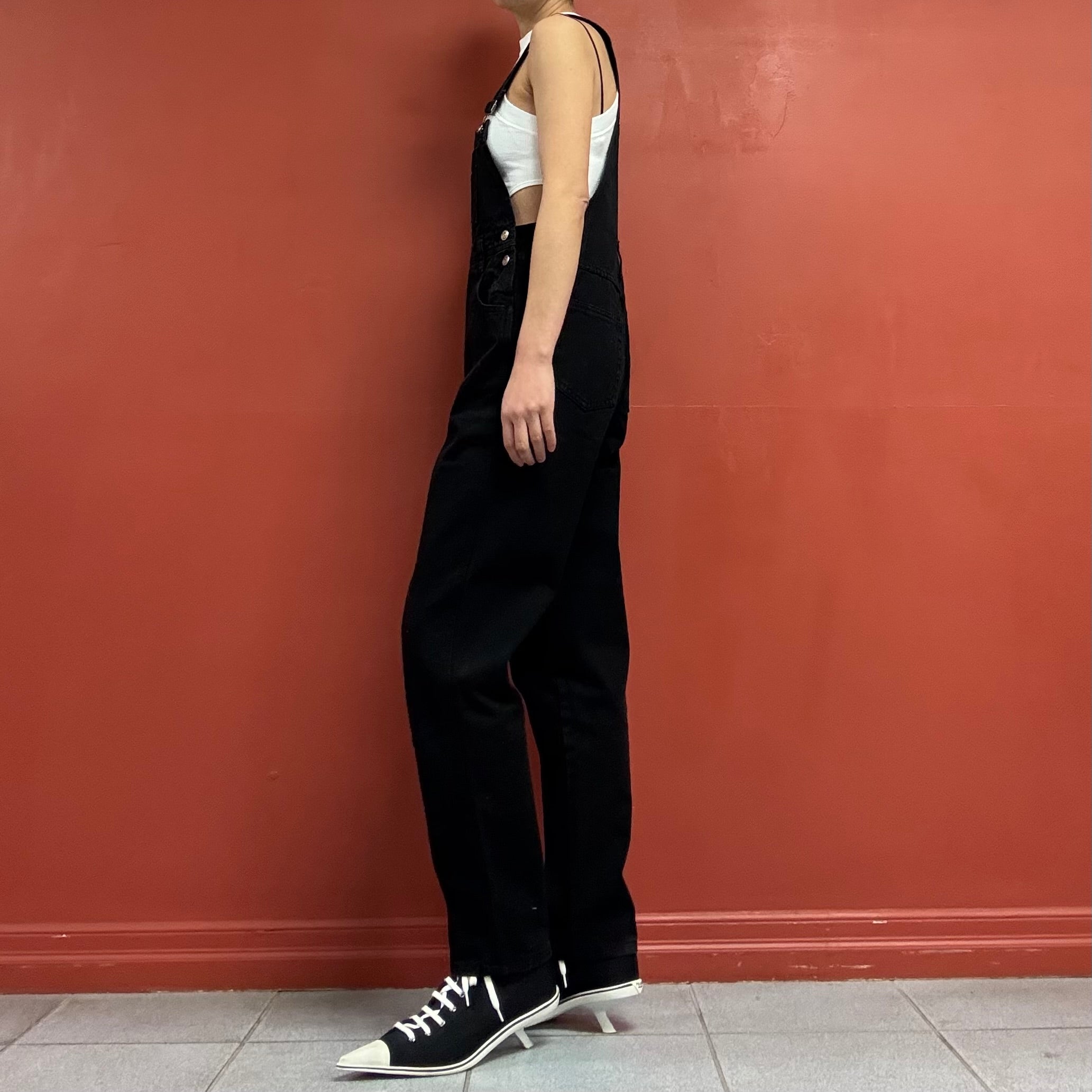 90s High Waisted Overalls