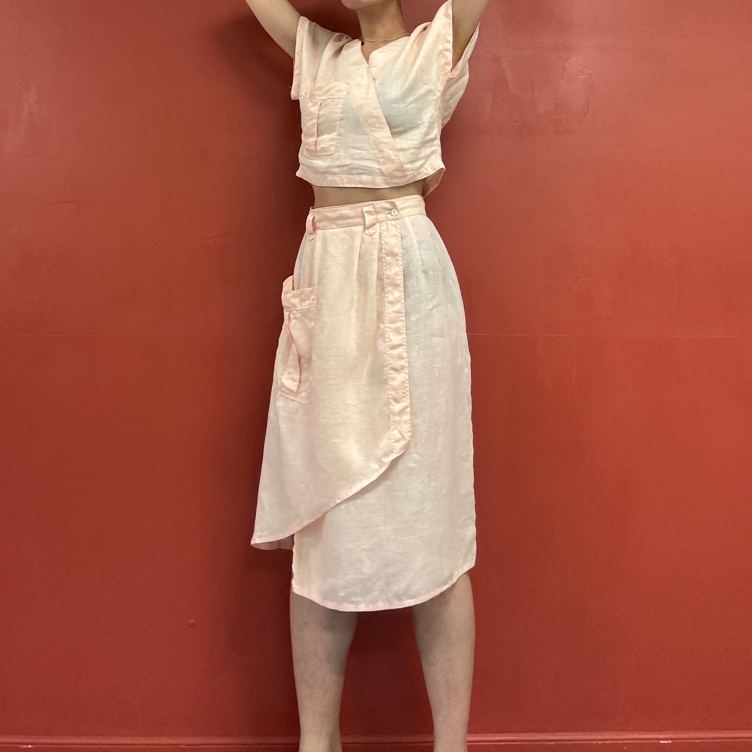 80s90s la Perla mare wrap skirt