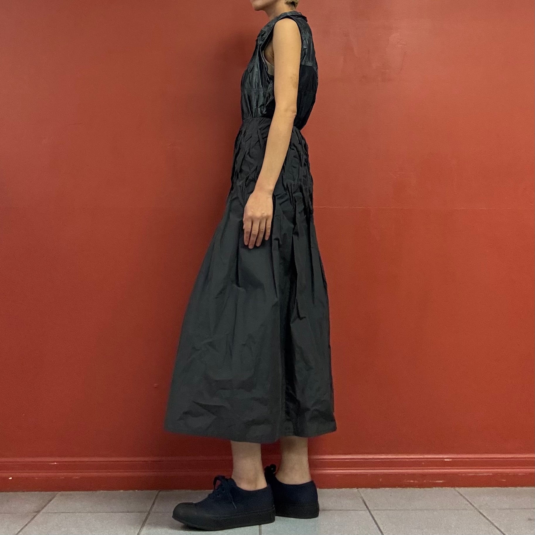 Waist pleats skirt