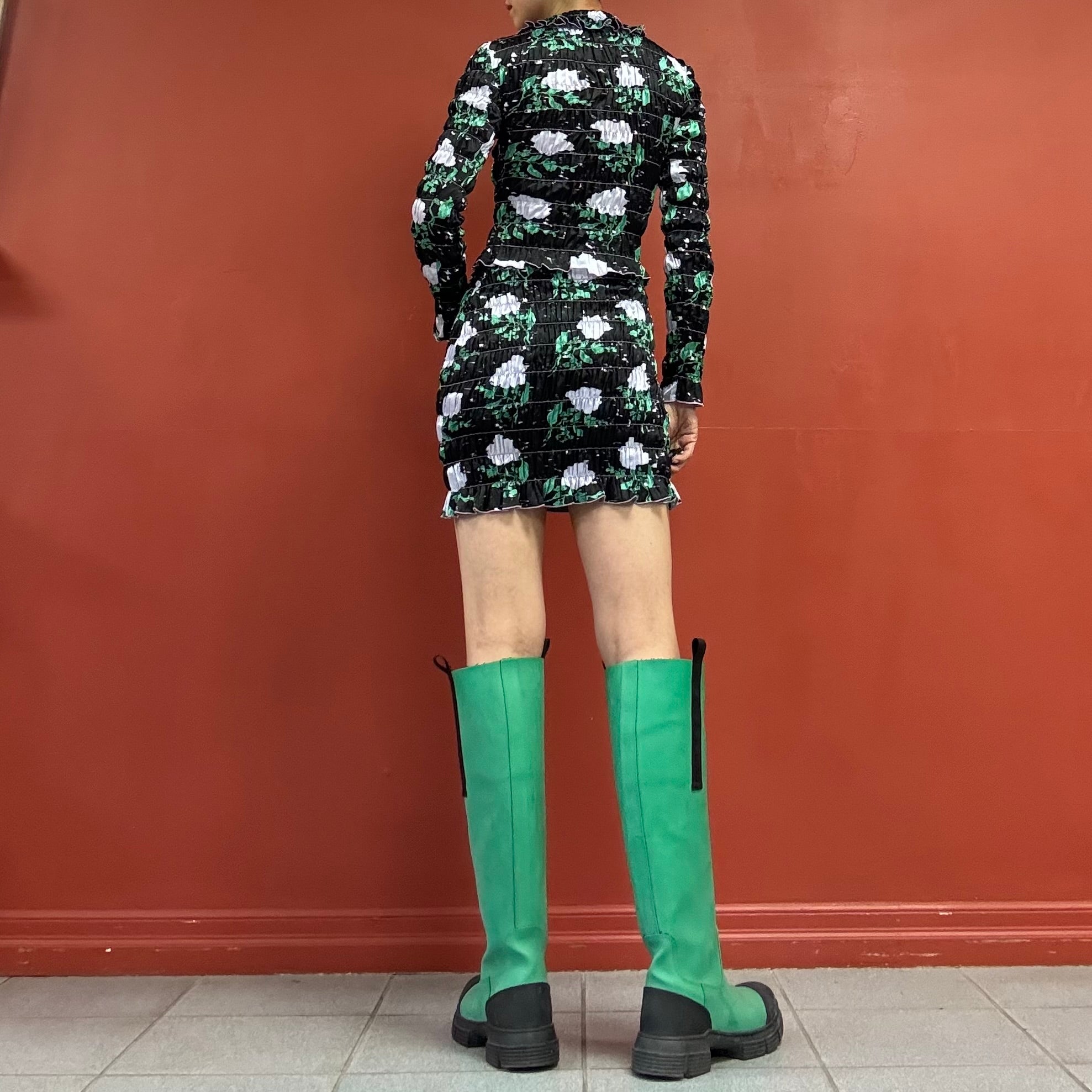 Amy Crookes mini skirt