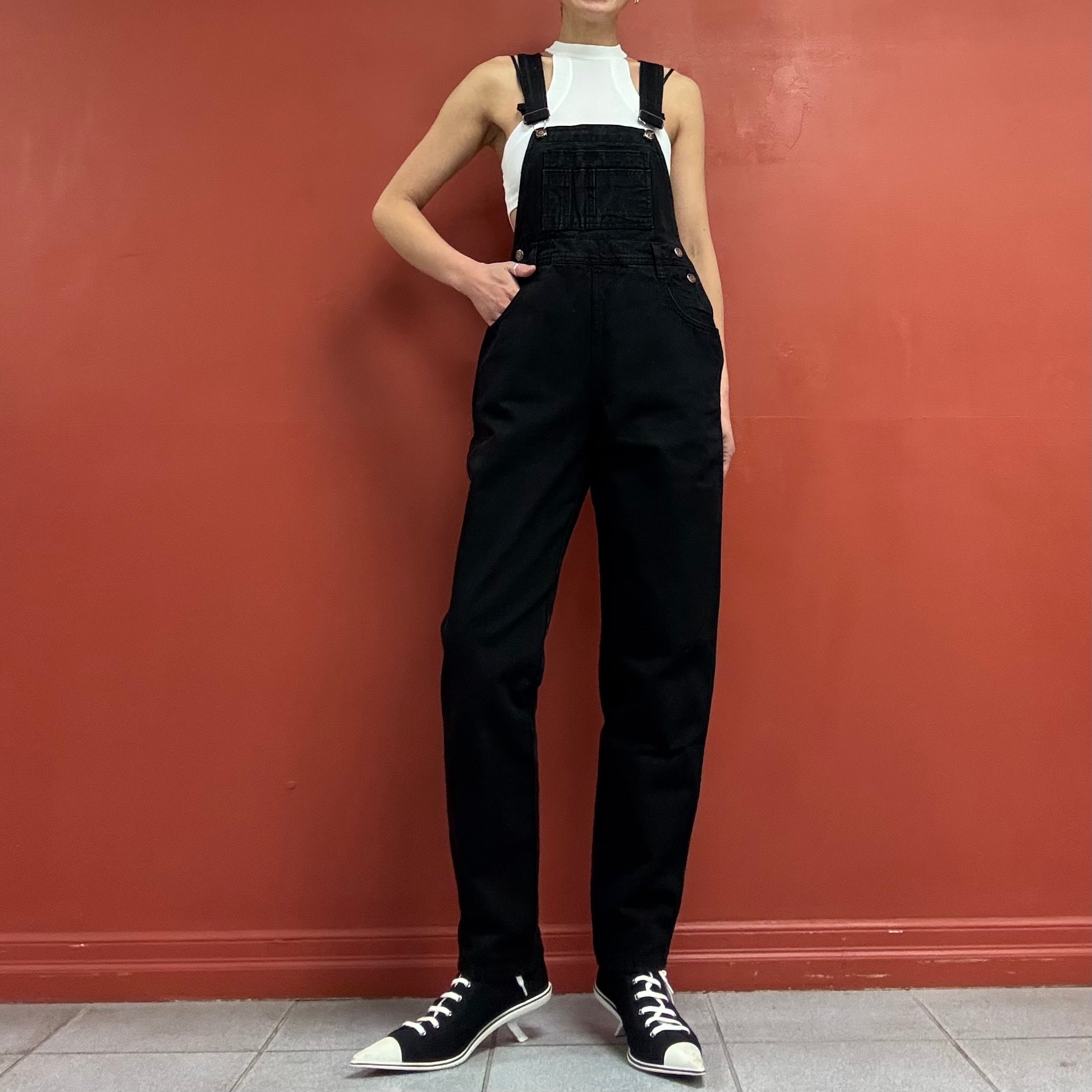 90s High Waisted Overalls