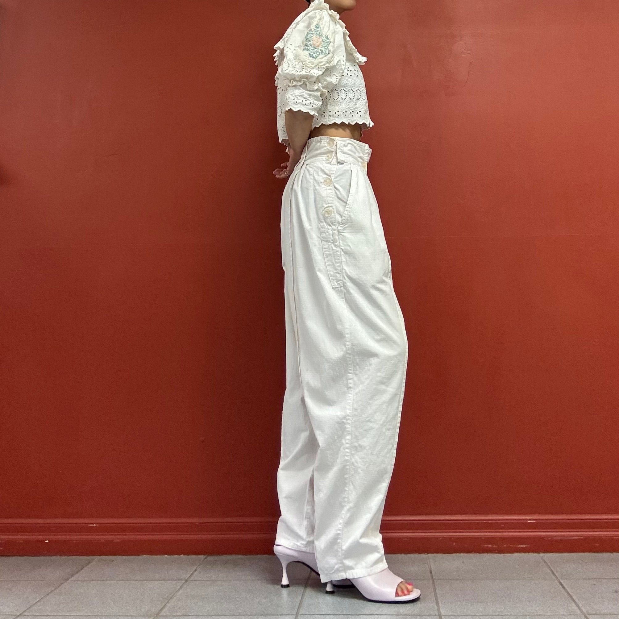 80s90s High Waisted Pants