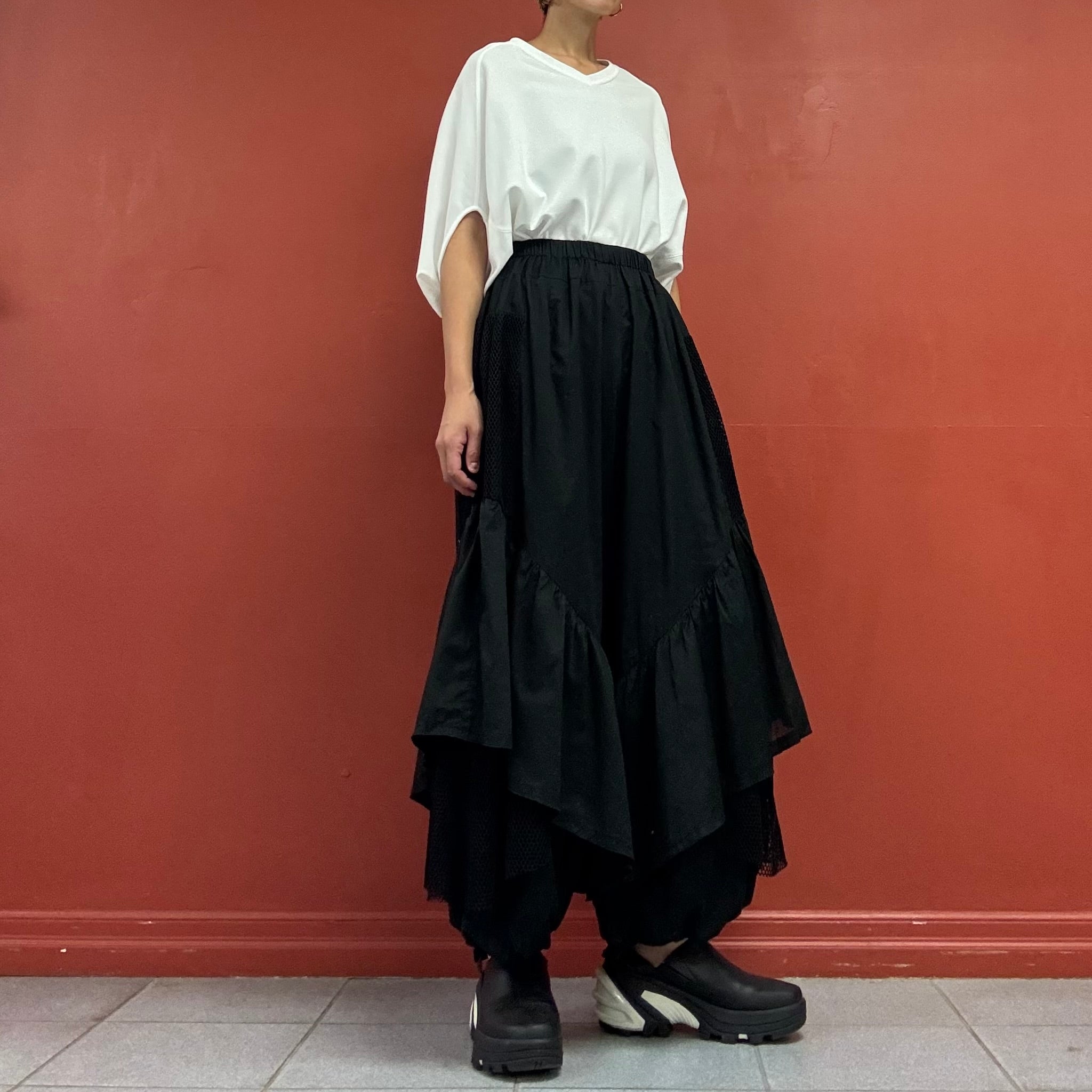 Layered balloon pants