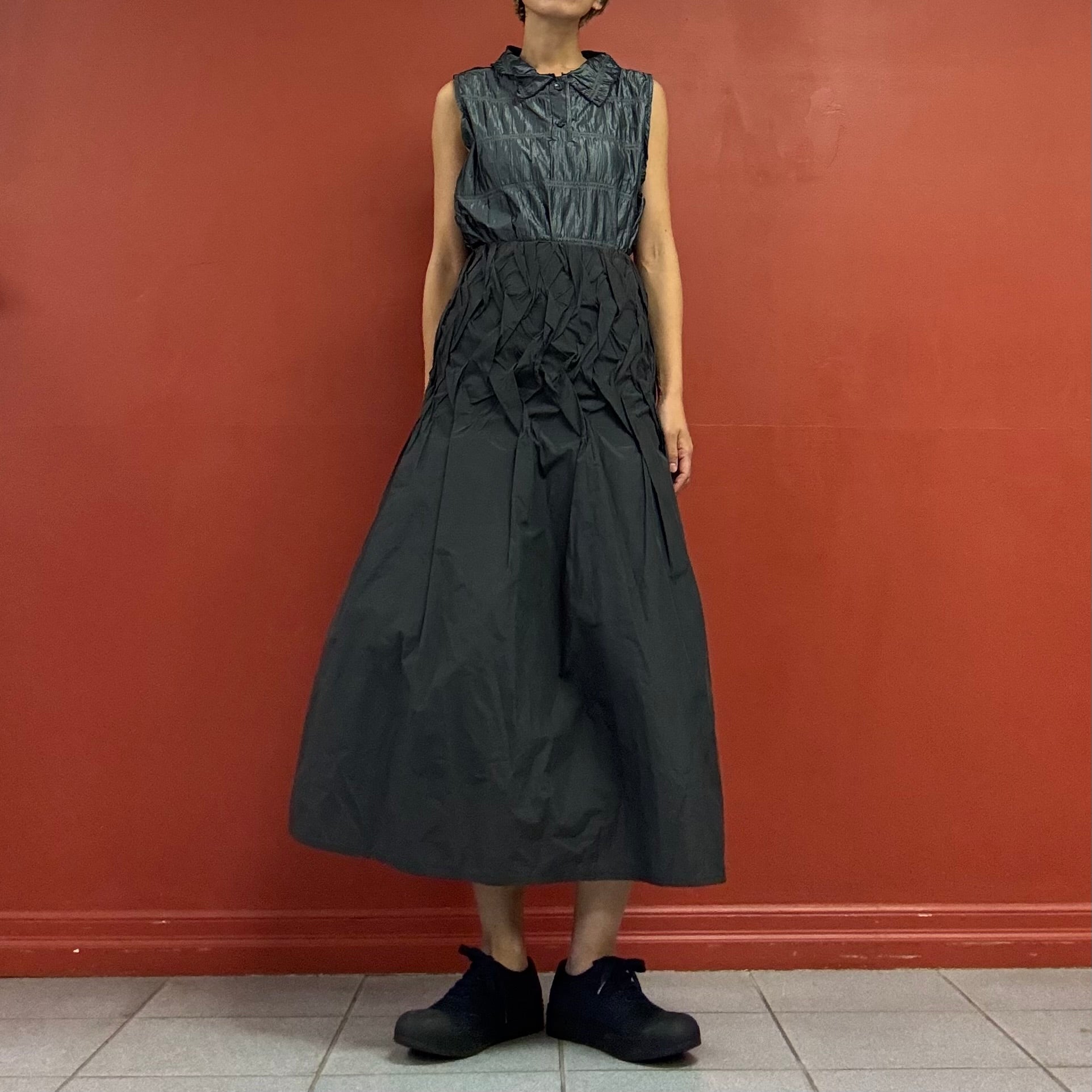Waist pleats skirt