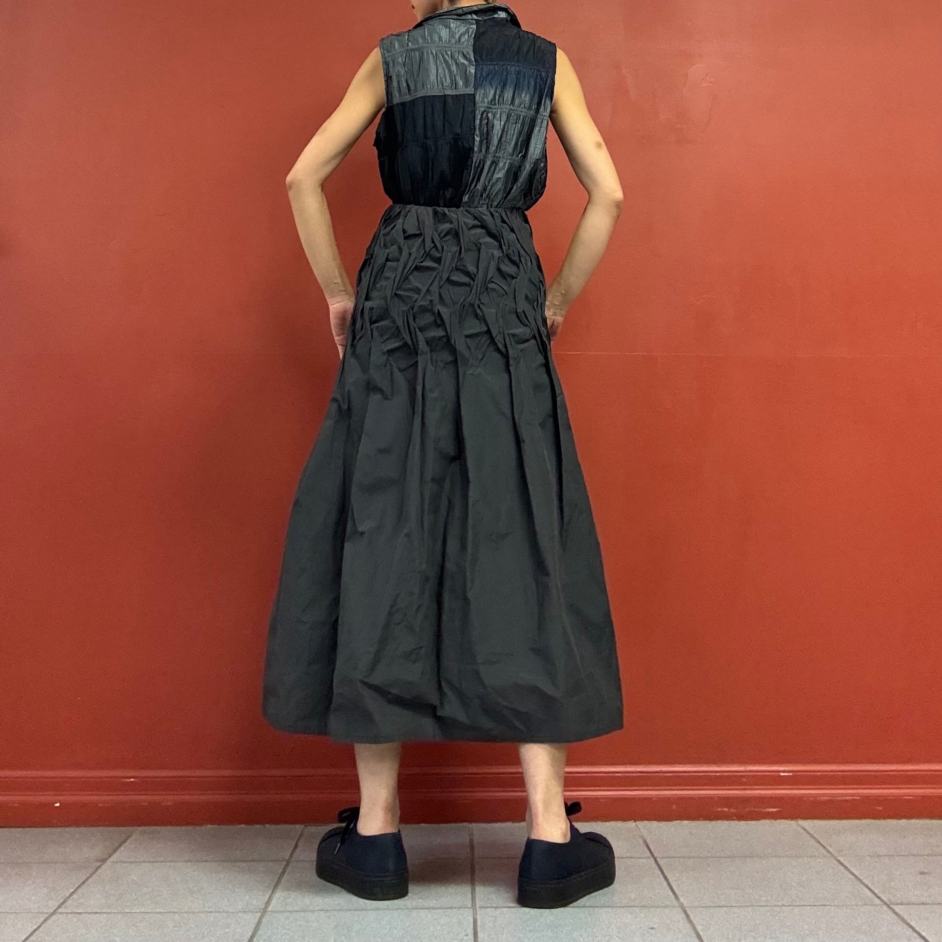 Waist pleats skirt