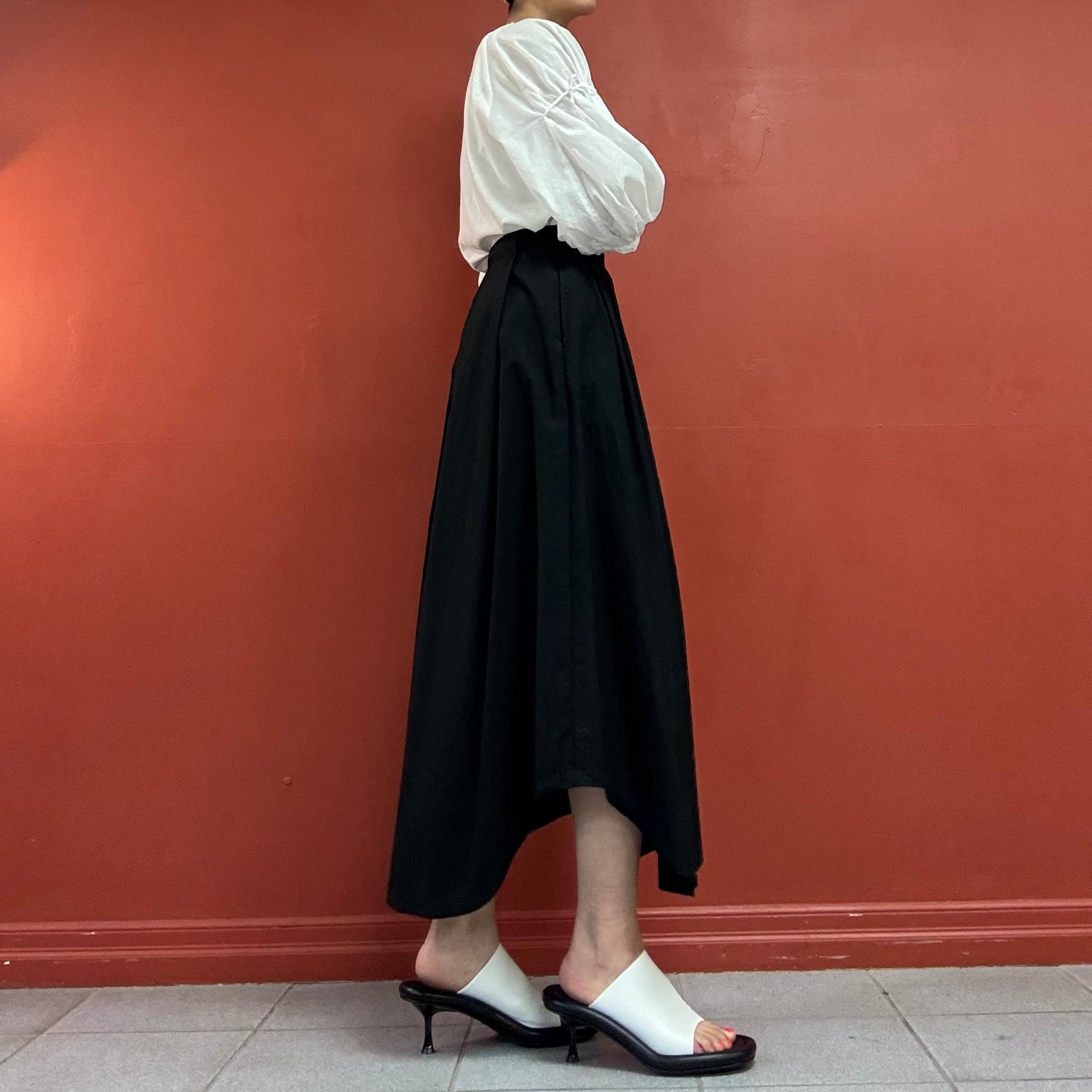 Wide cropped pants