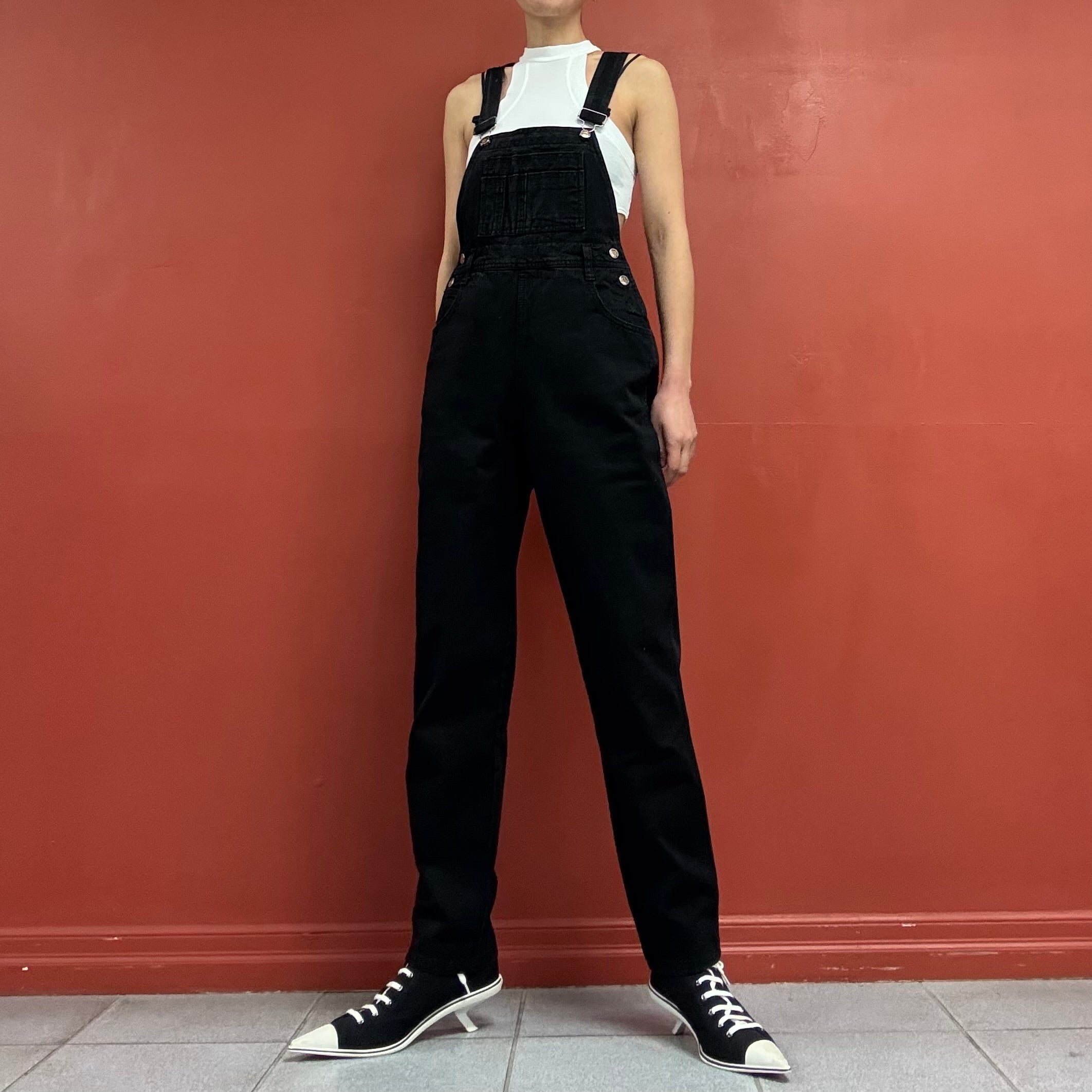 90s High Waisted Overalls