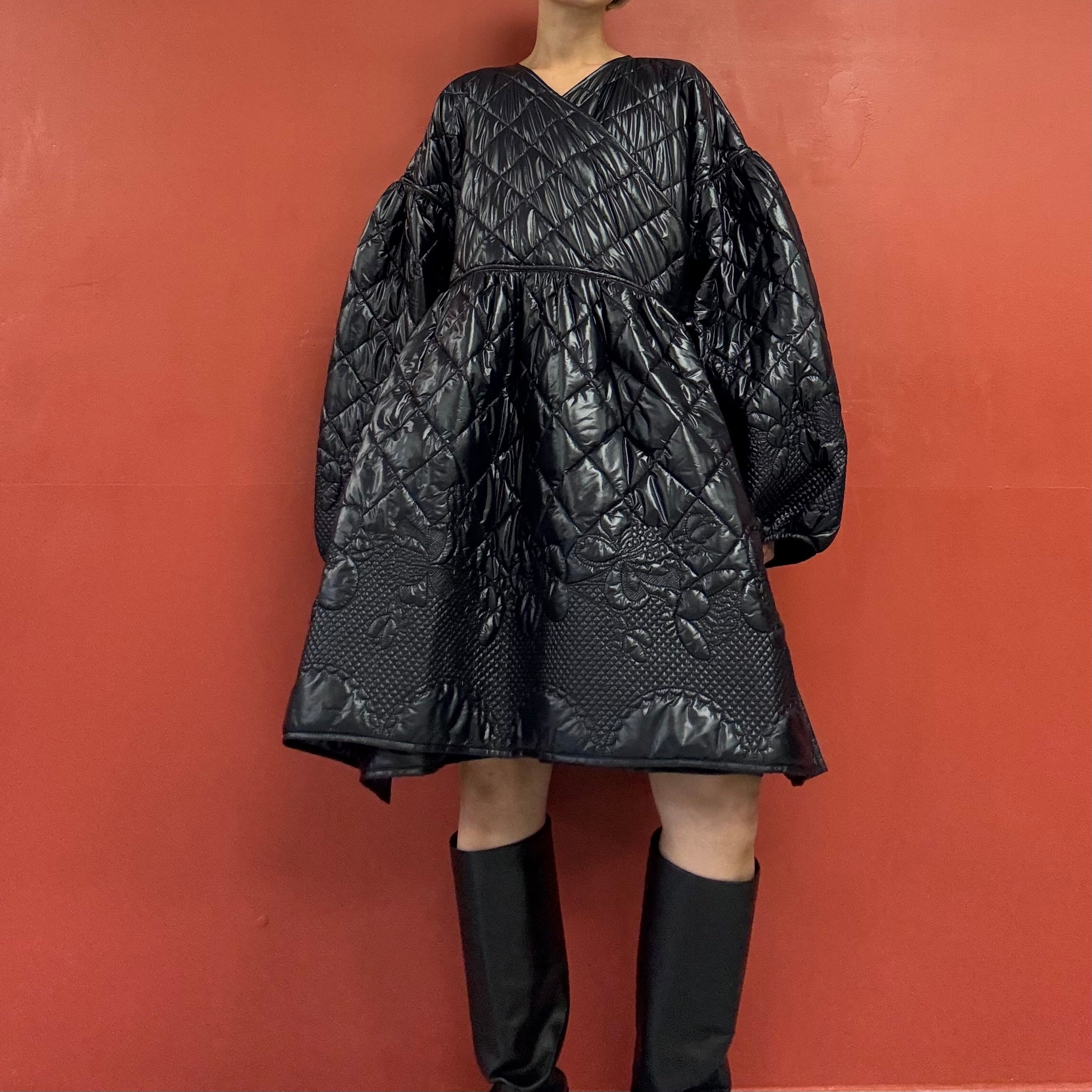 CECILIE BAHNSEN Black Frazier Coat