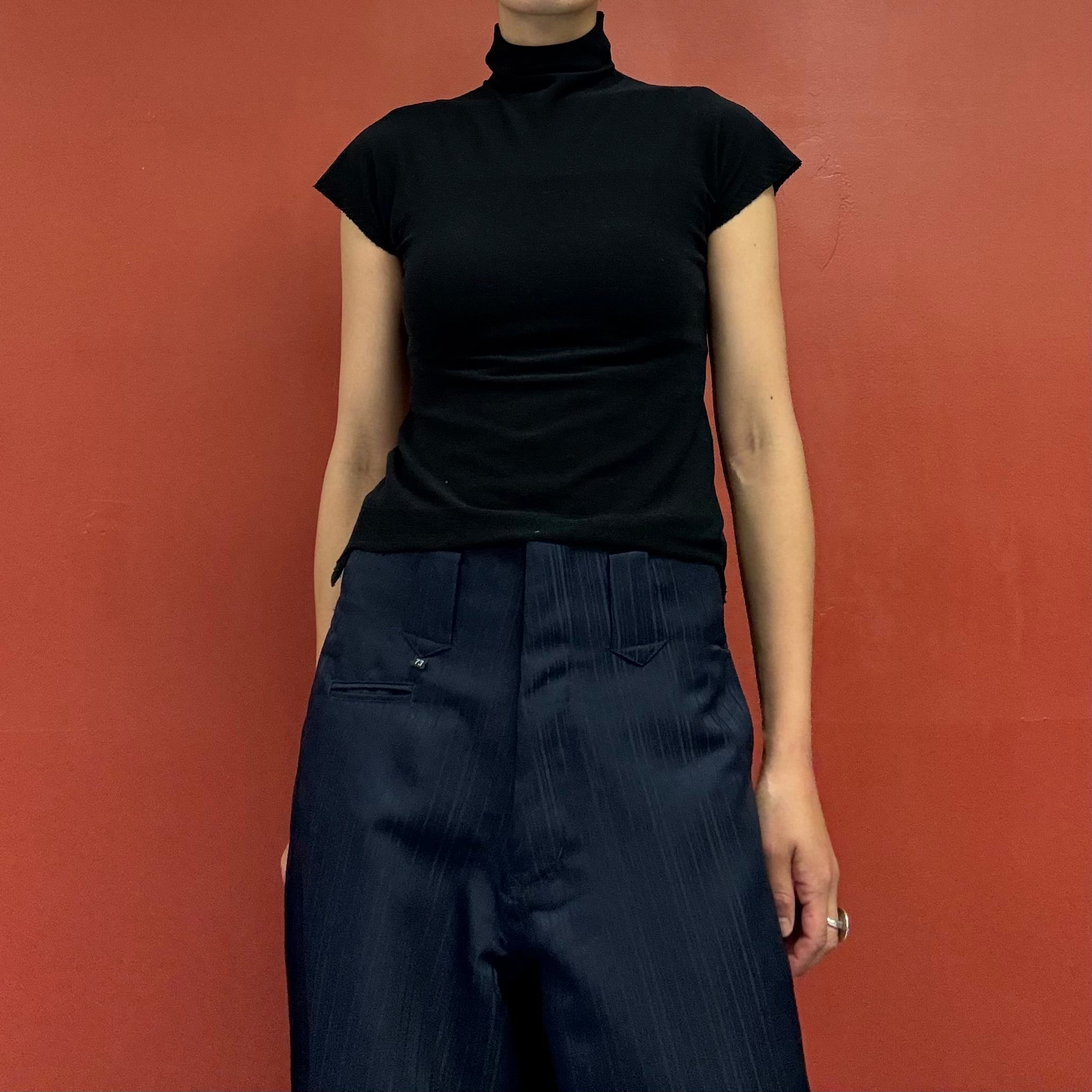 Haat Issey Miyake high neck knit top