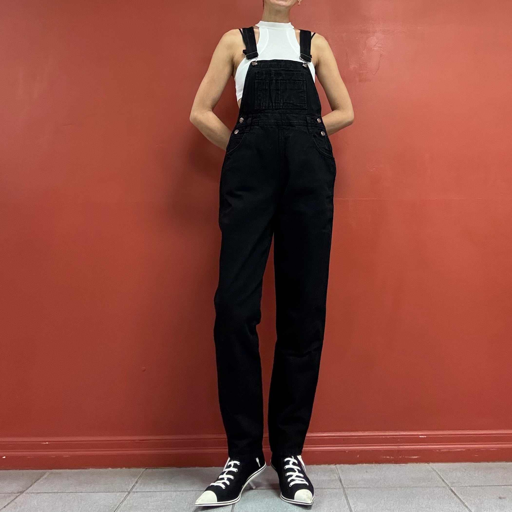 90s High Waisted Overalls