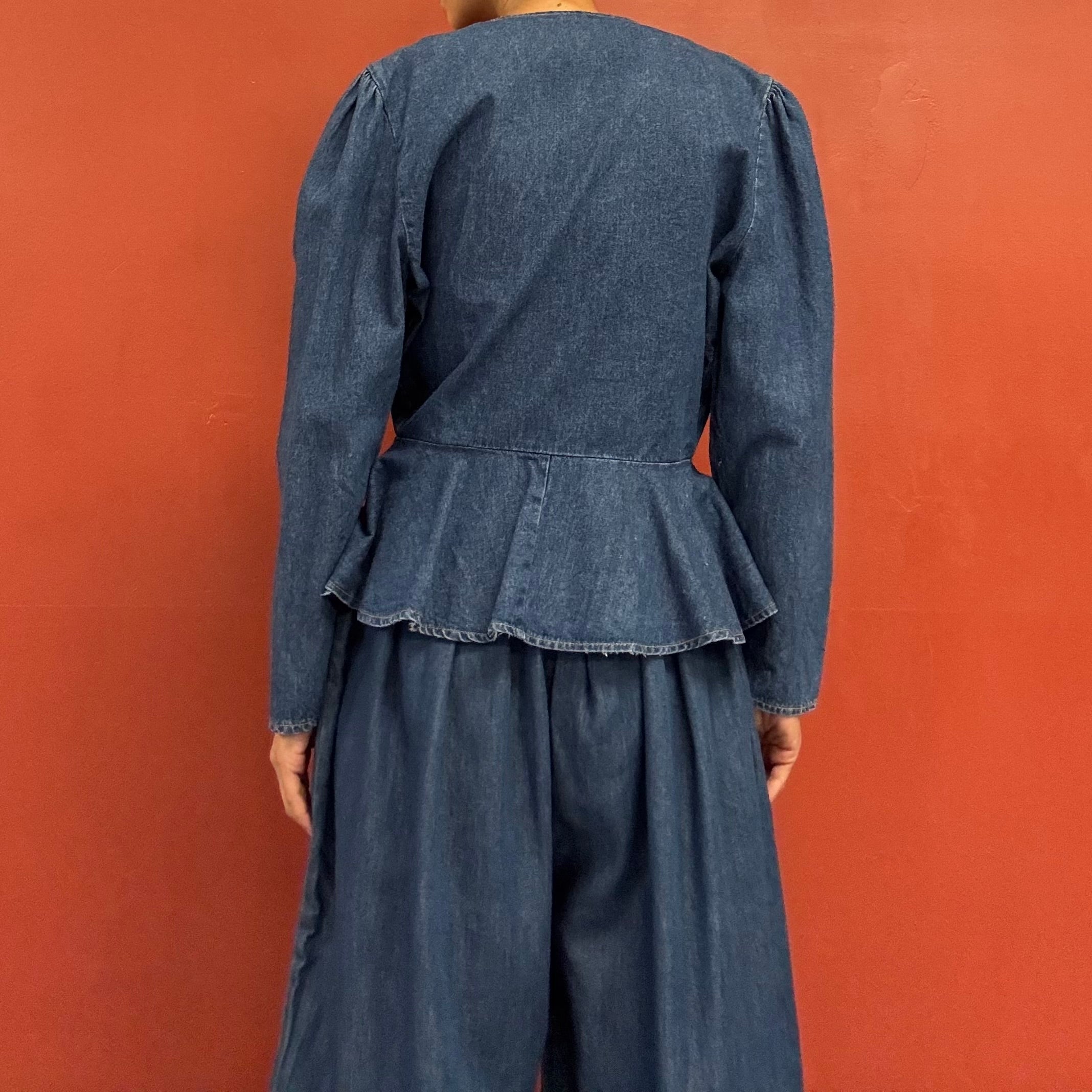 90s00s light denim jacket
