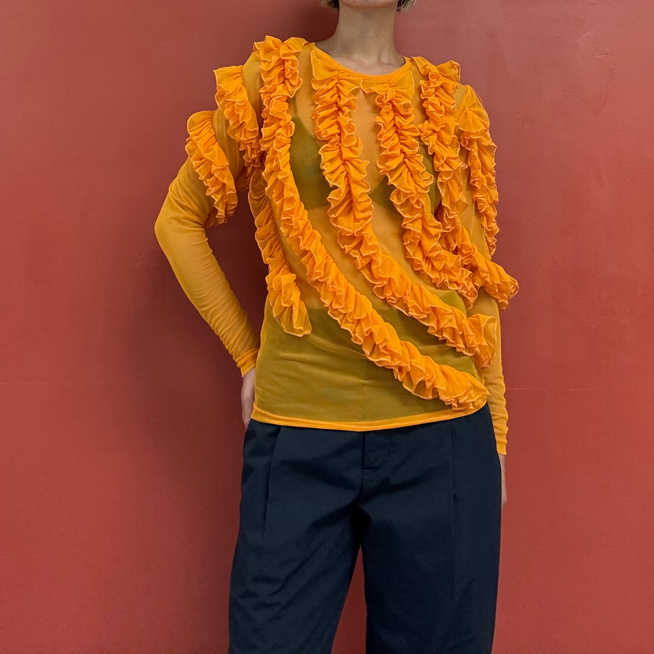 DRIES VAN NOTEN mesh top