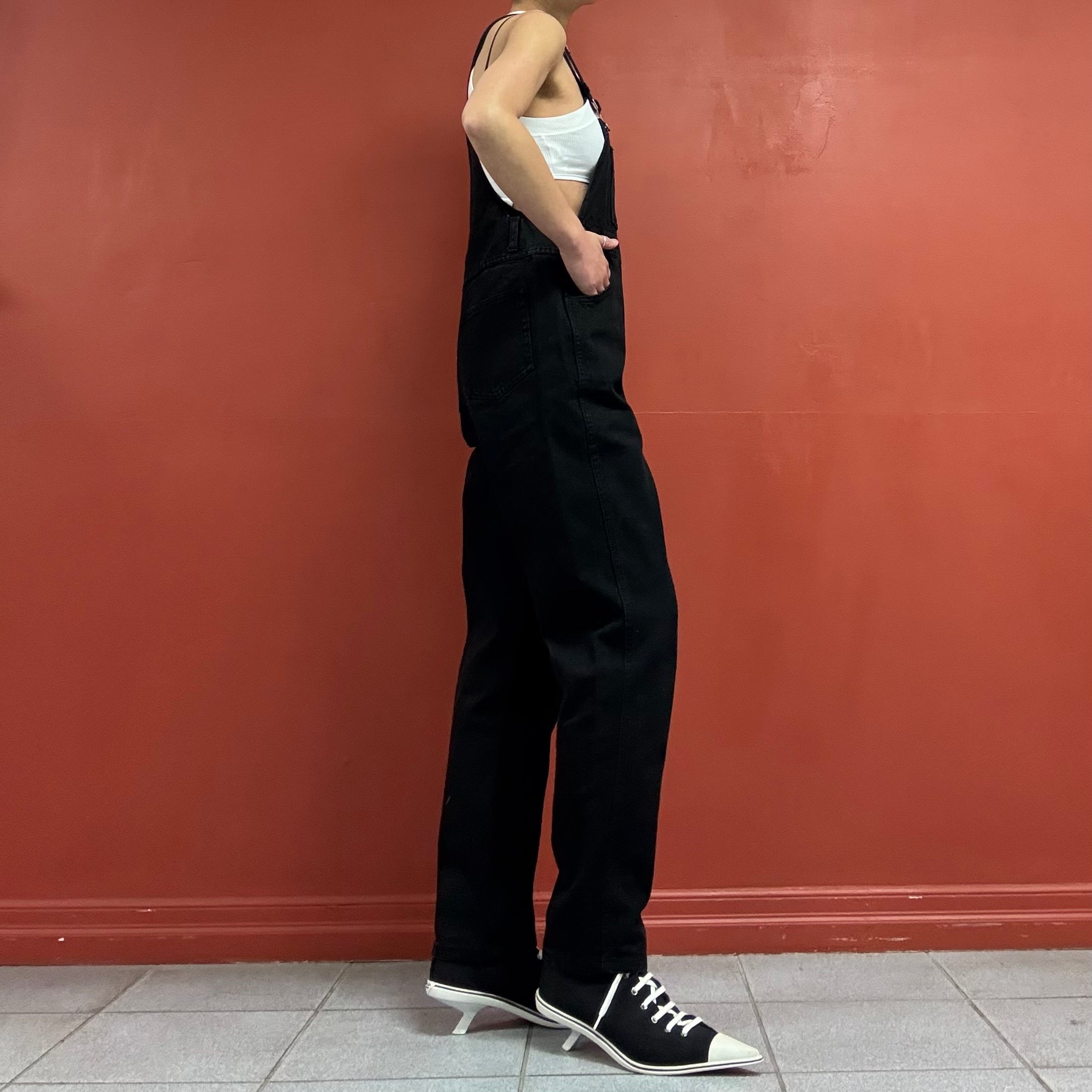 90s High Waisted Overalls