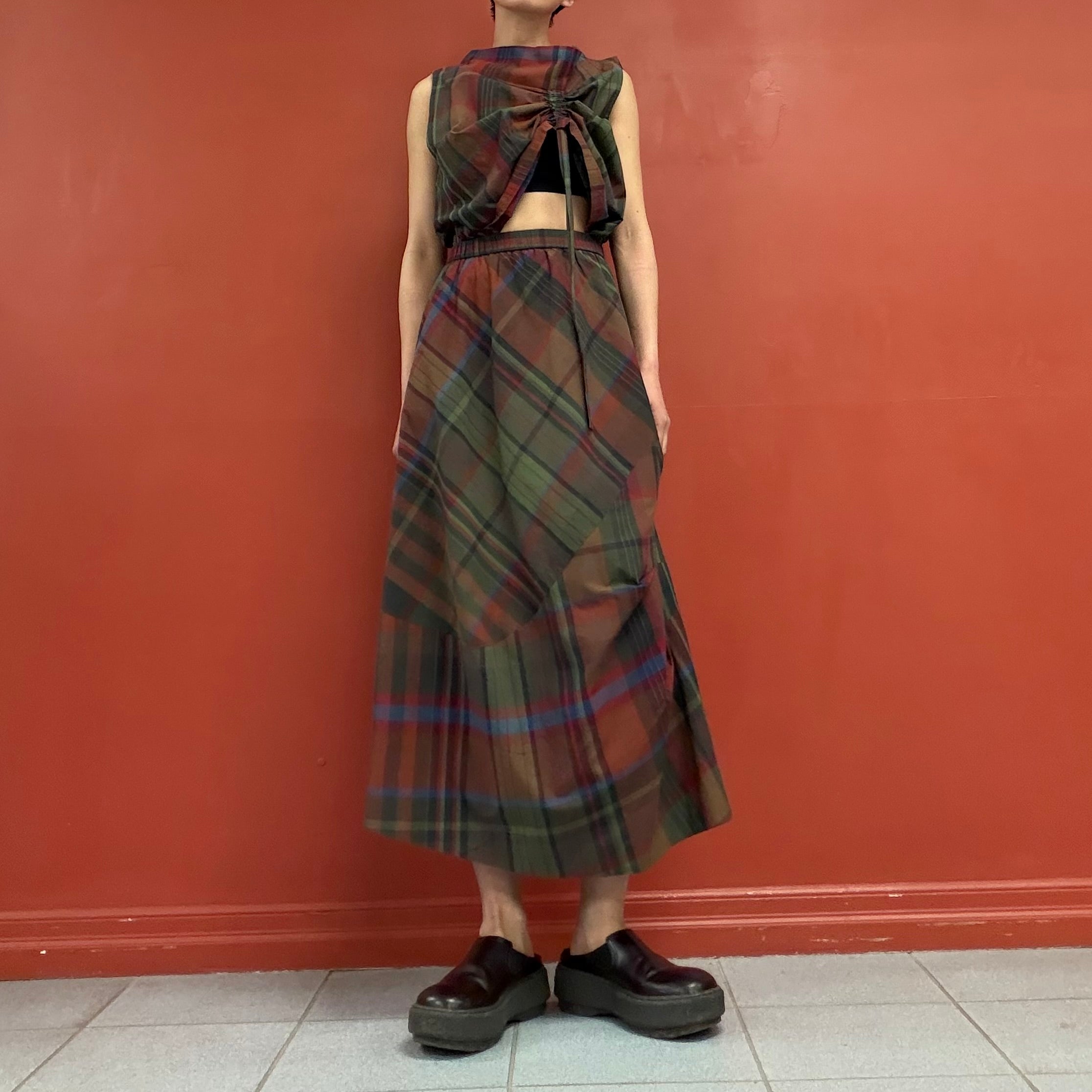 JI U abstract skirt