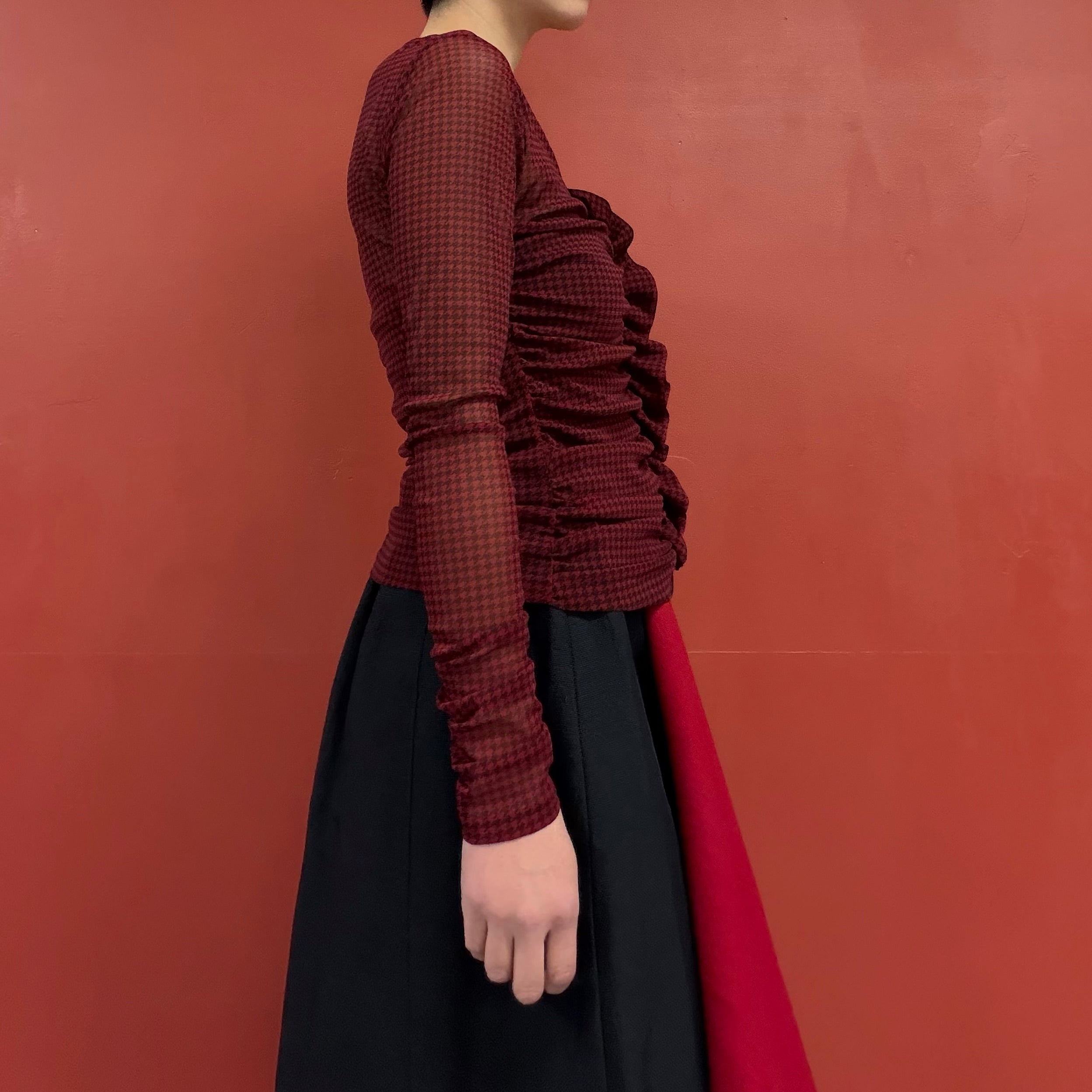 HANAE MORI mesh top