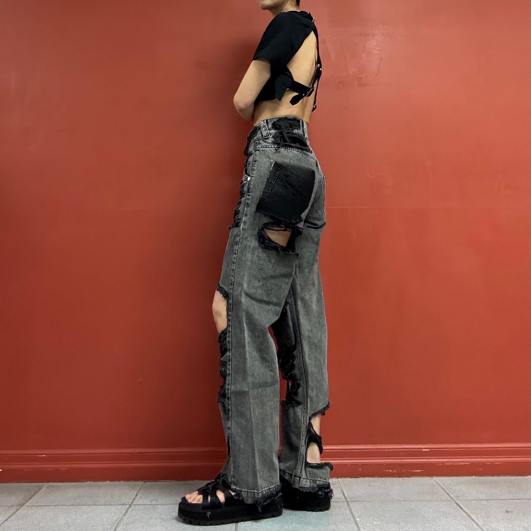 Vaquera boro boro Jeans