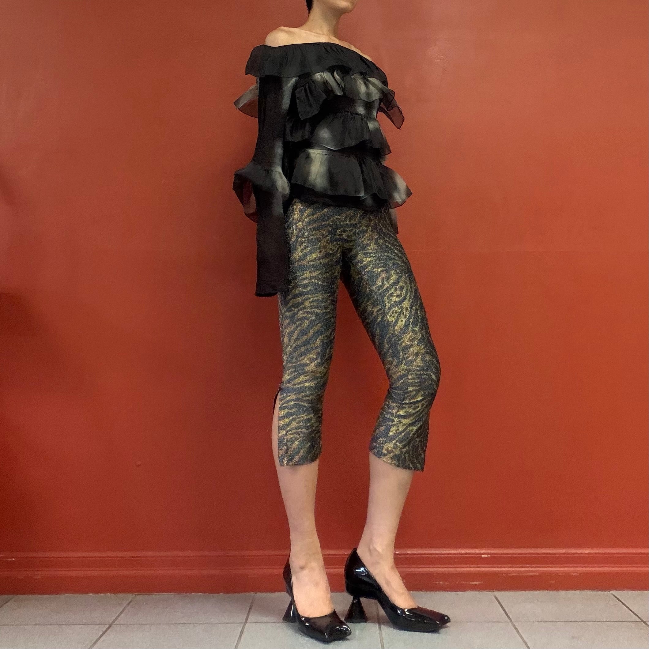 GANNI leopard leggings