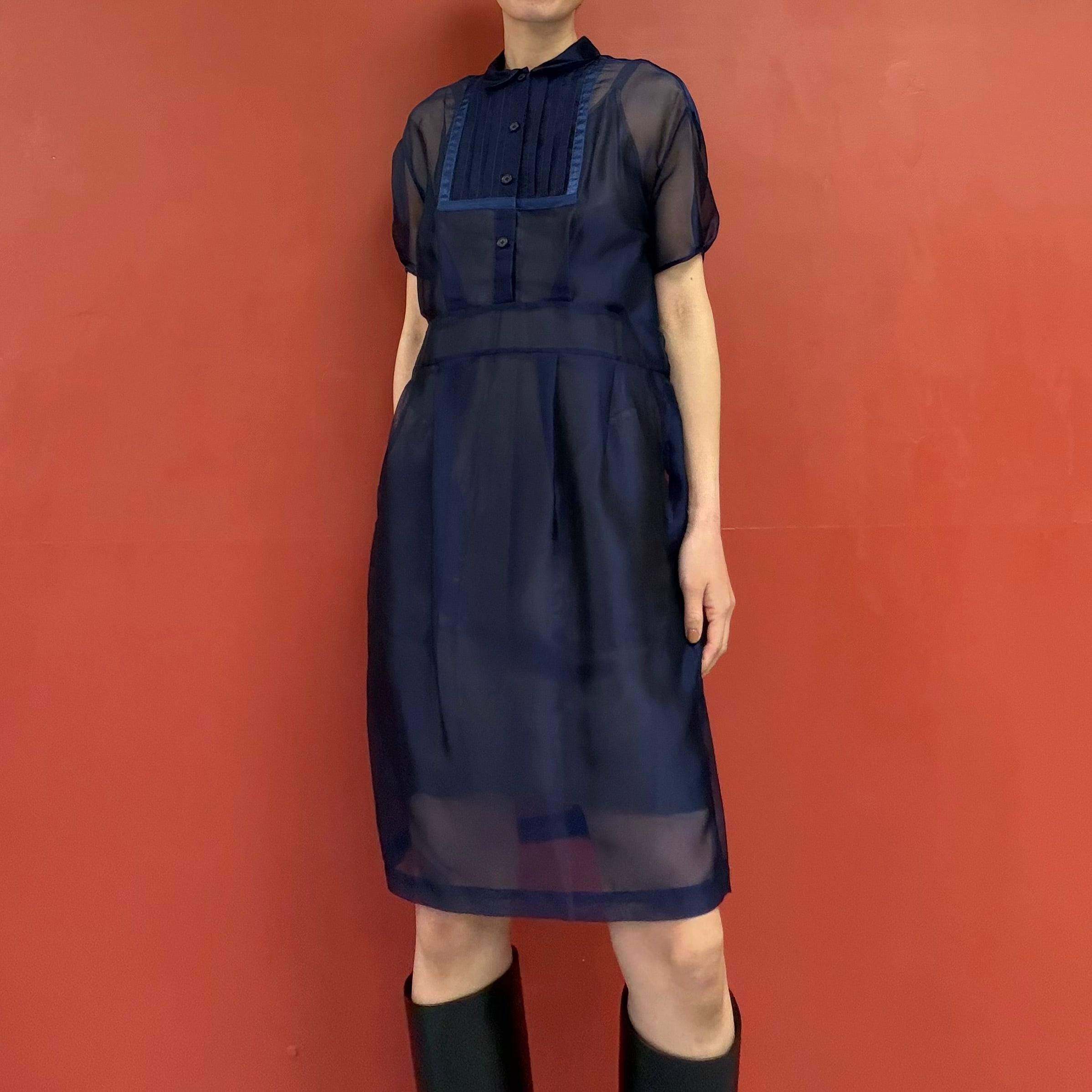 Kolor see through dress with slip