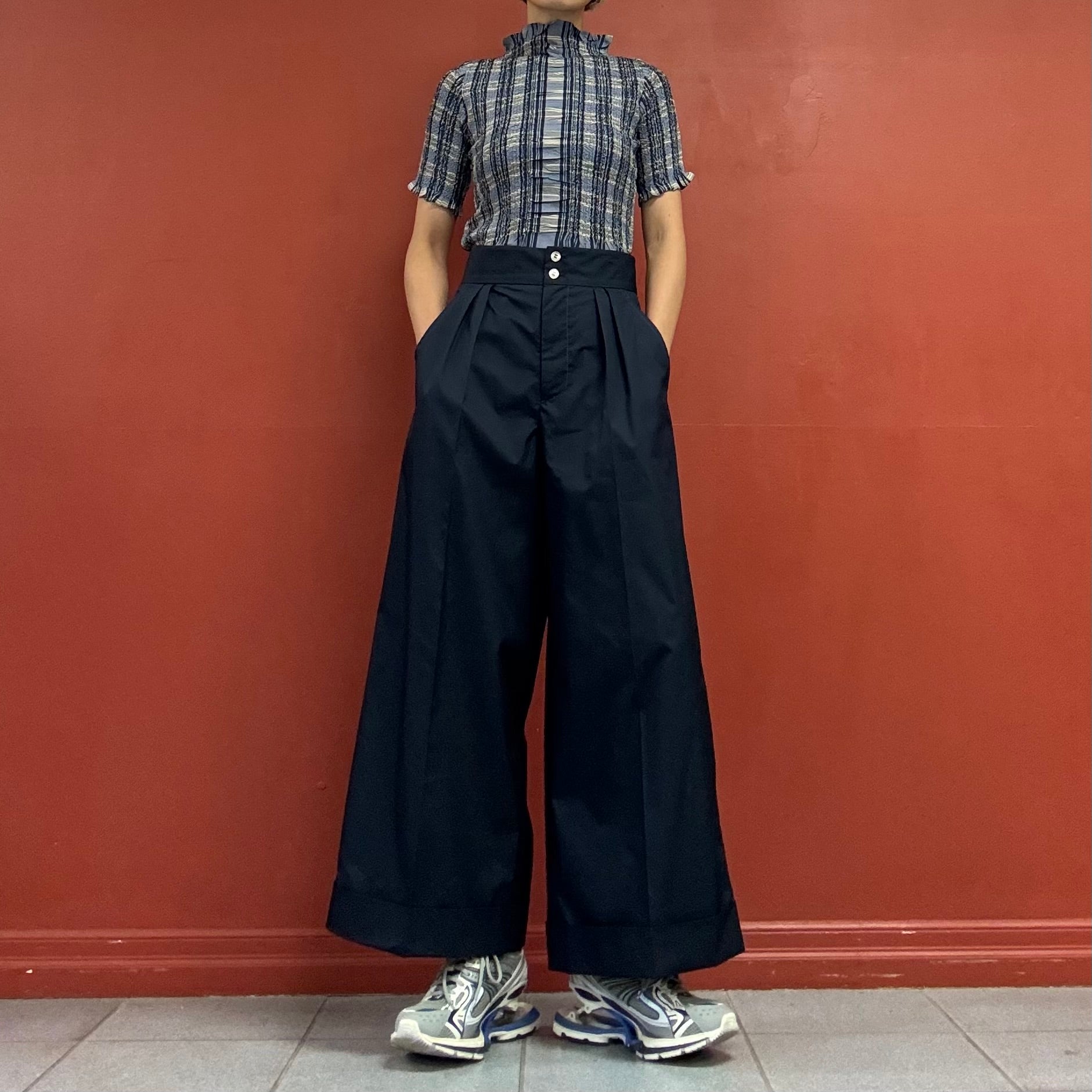 zucca lace up pants