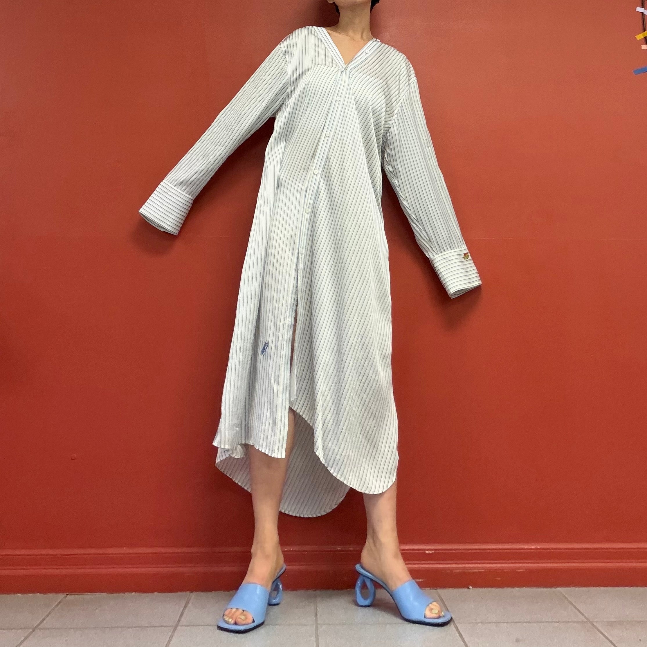 Acne Studios asymmetric shirt dress