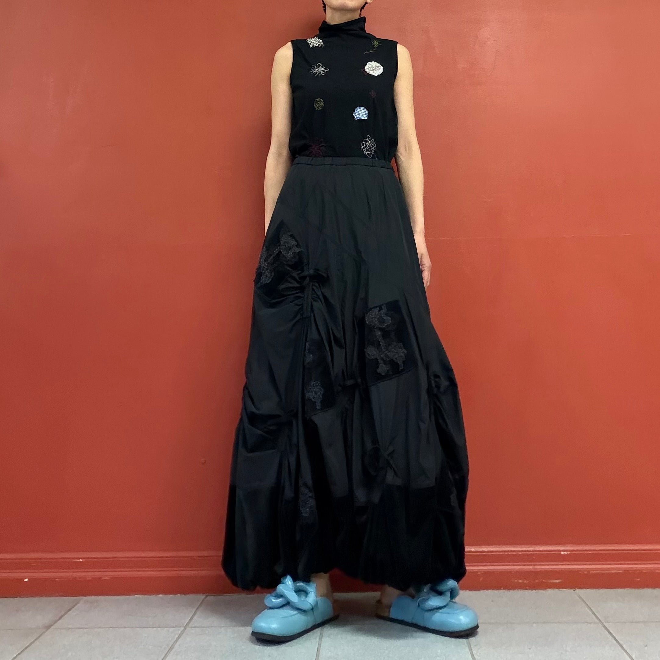 Avant-garde balloon volume skirt