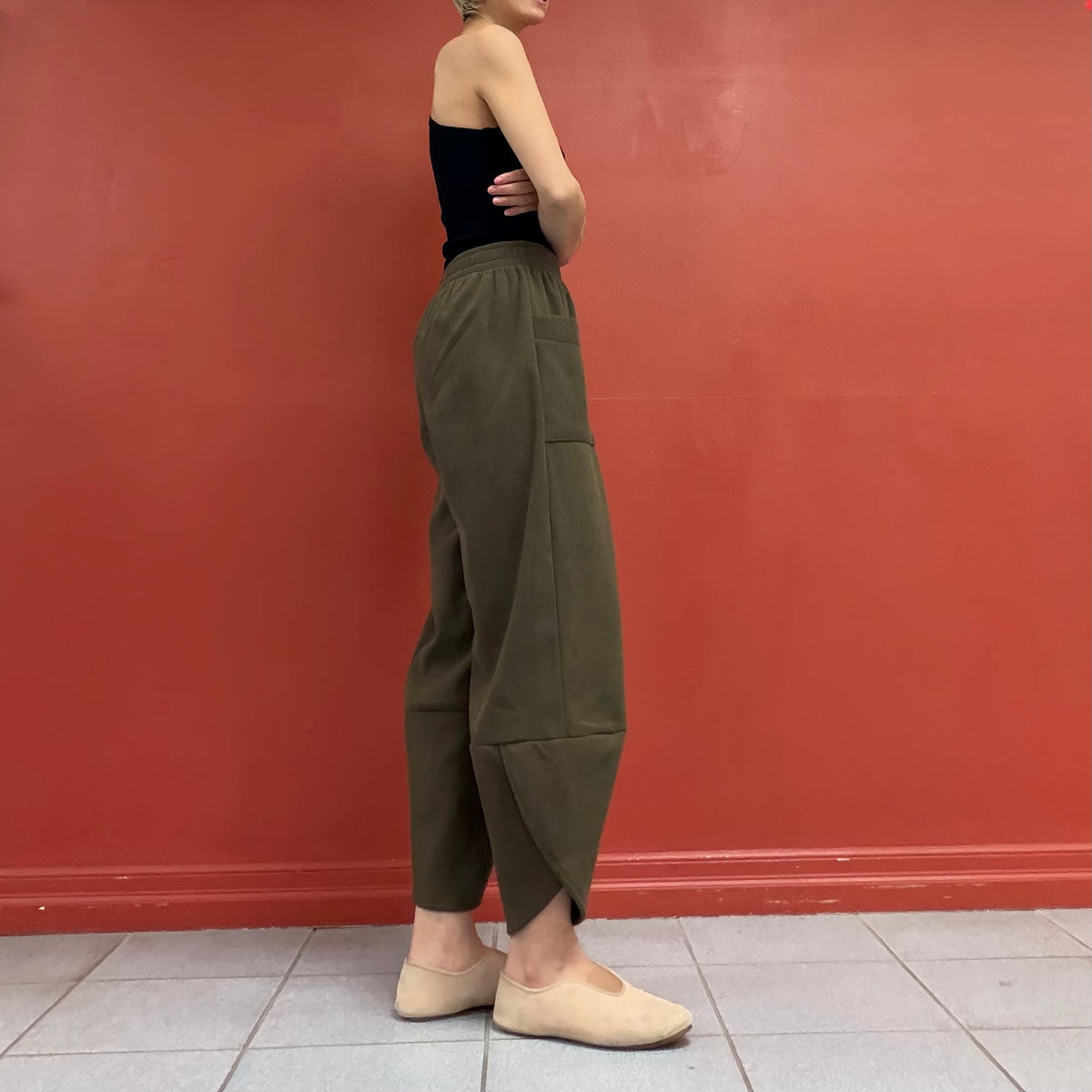 Fleece lined pants