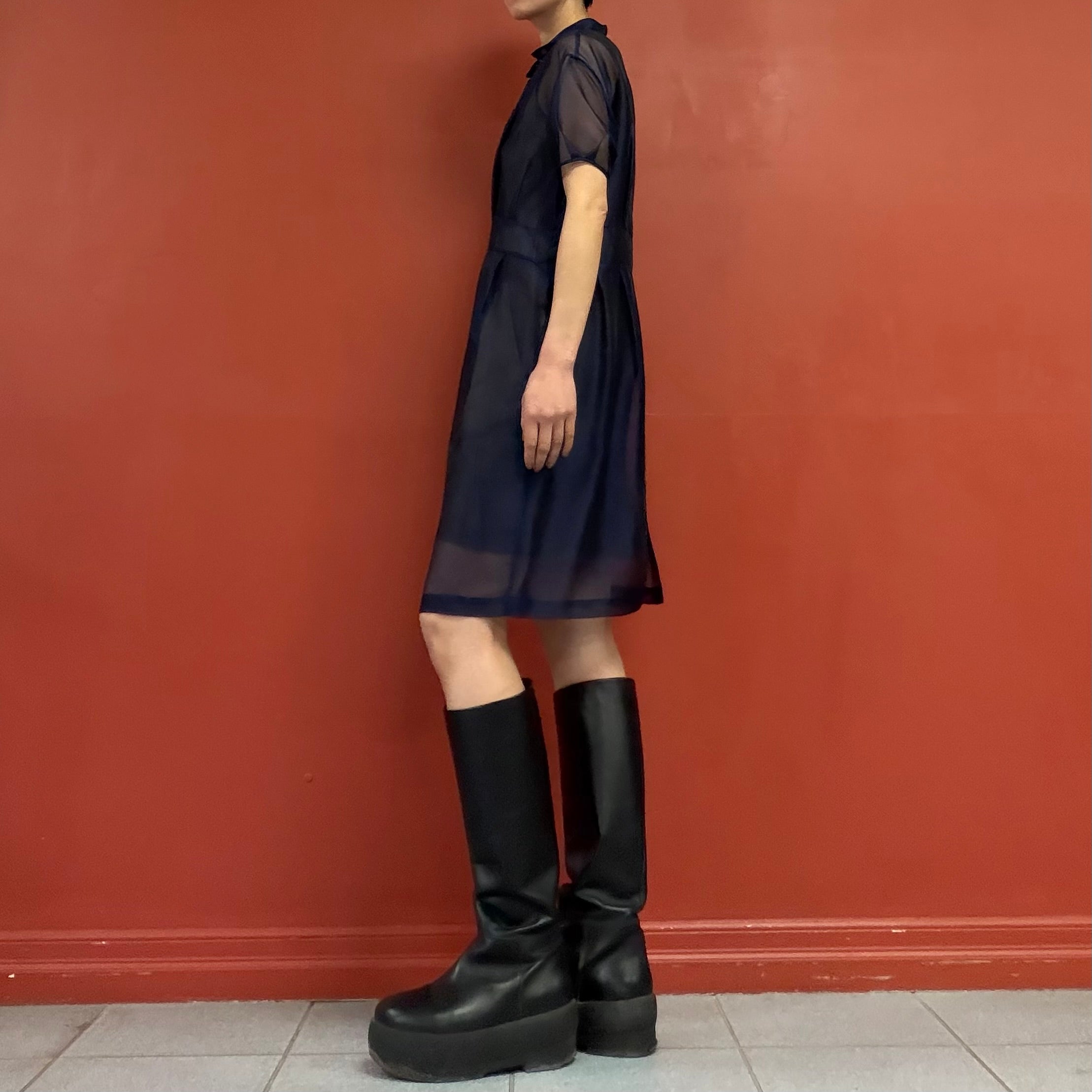 Kolor see through dress with slip
