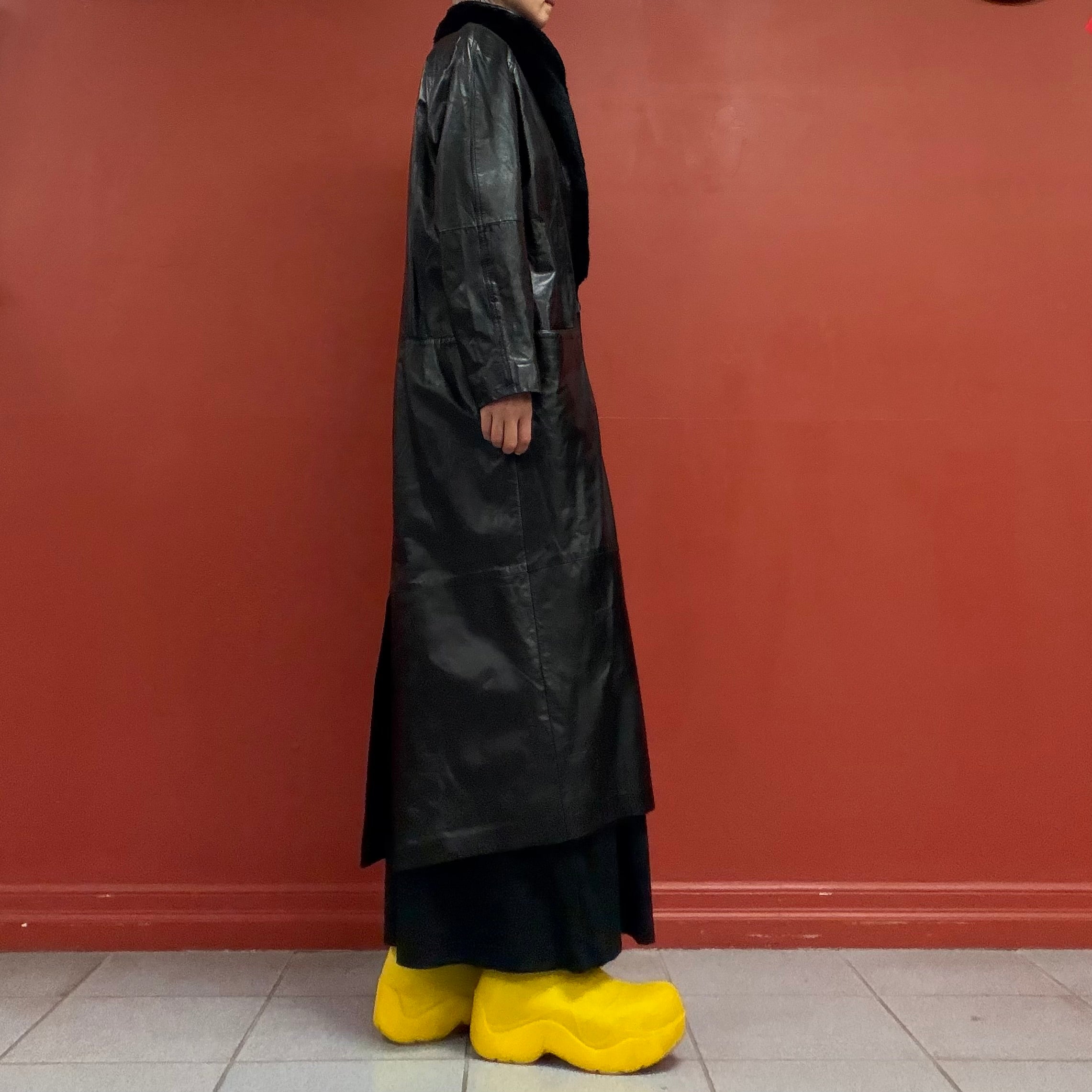 80s90s leather jacket