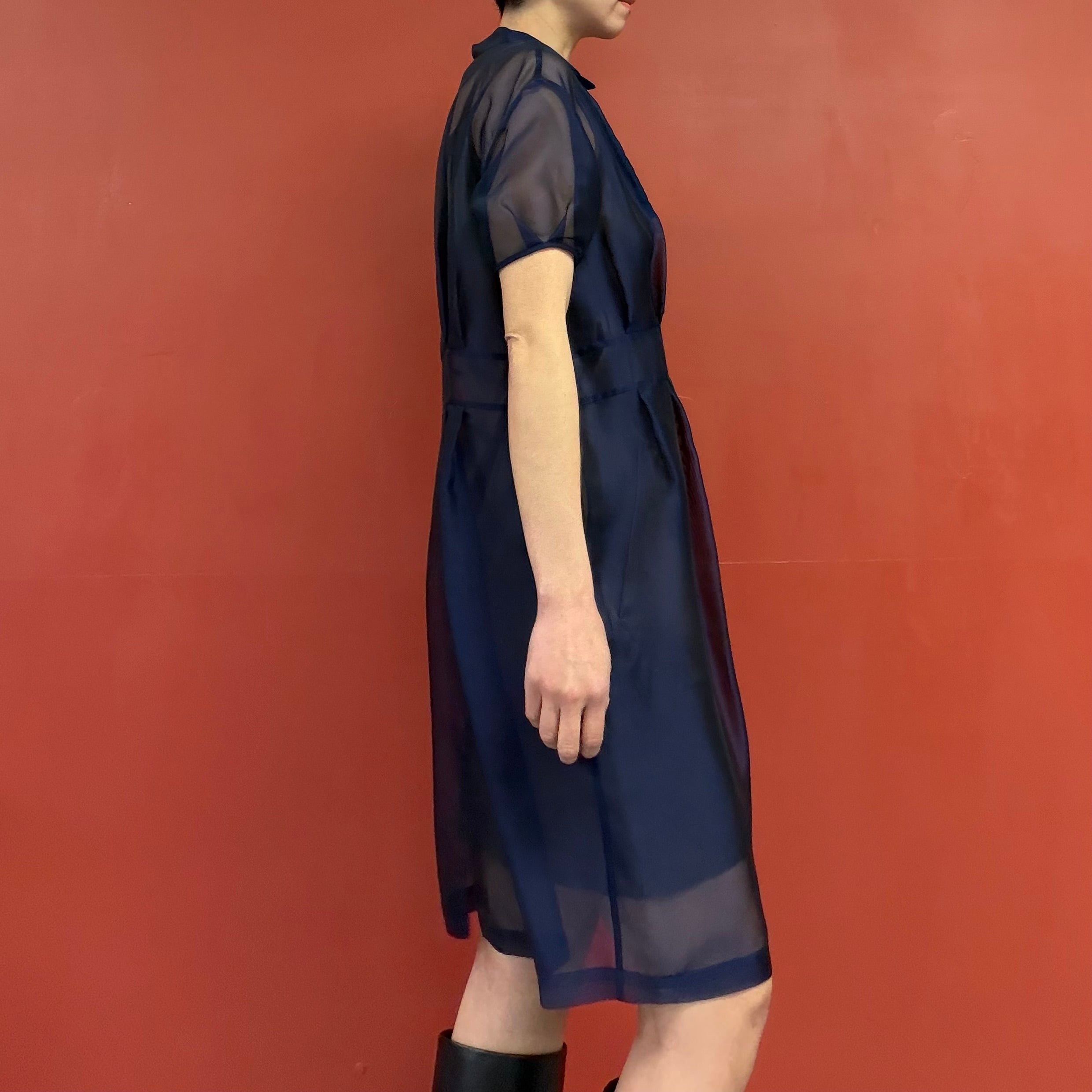 Kolor see through dress with slip