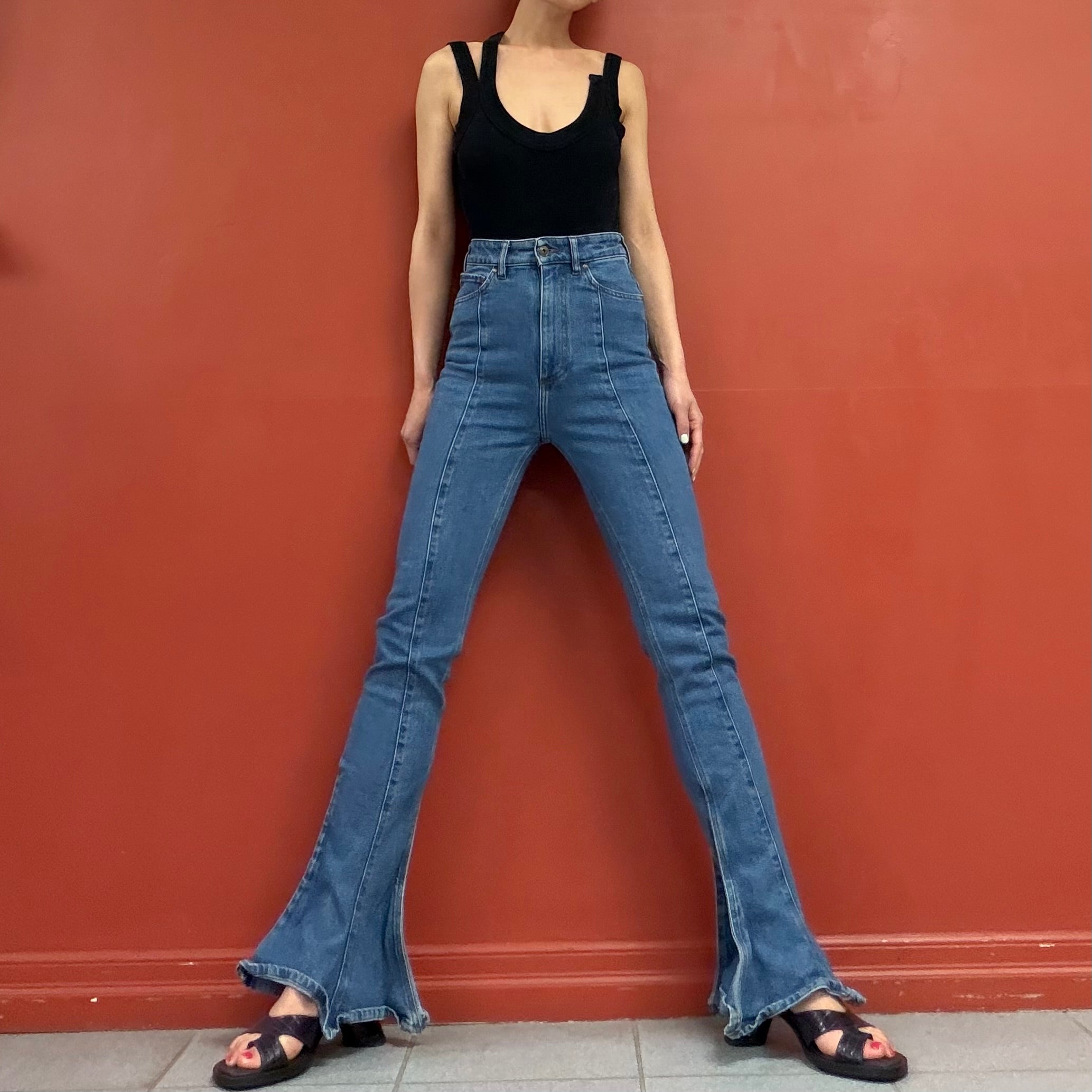 Y/PROJECT bell bottom jeans