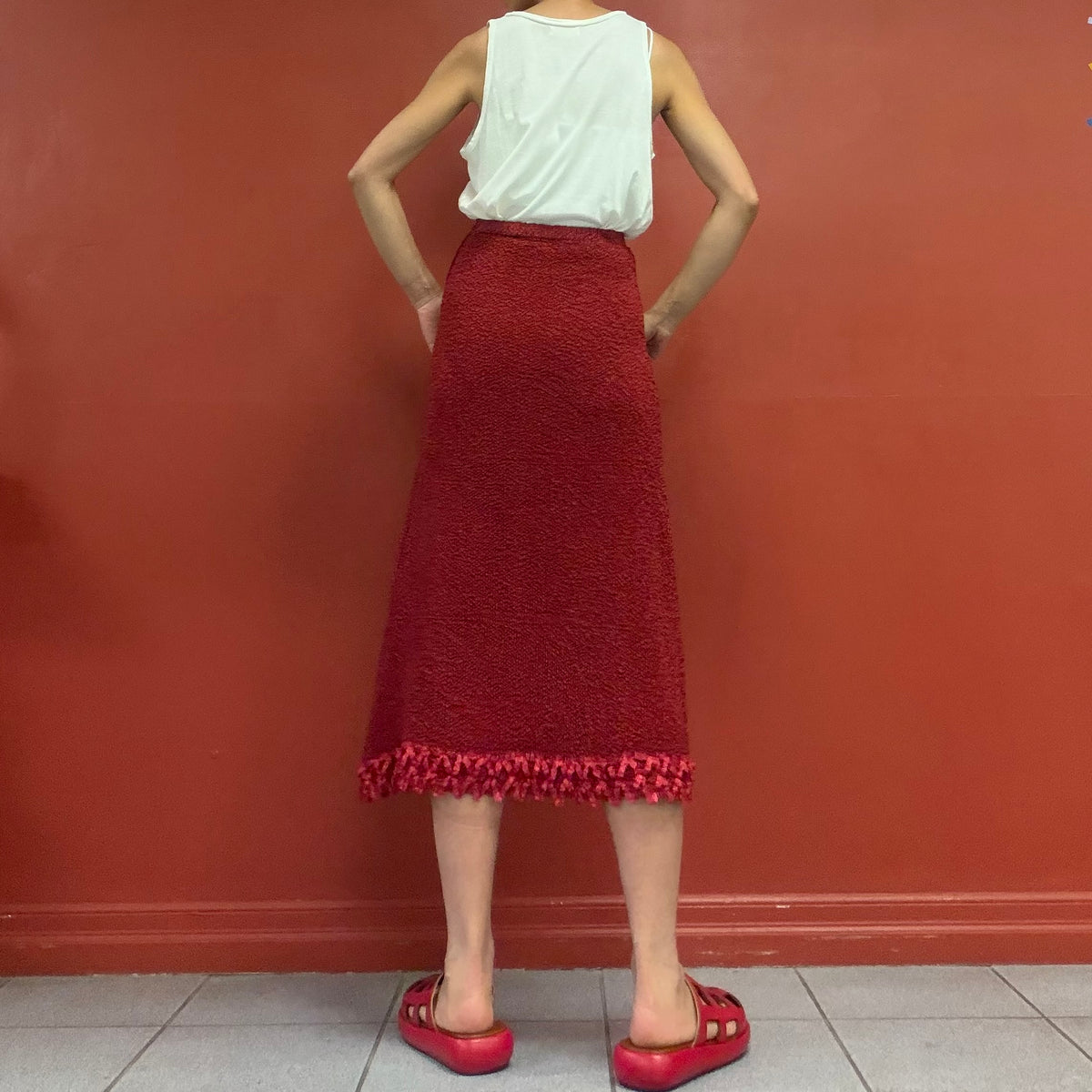PEPLUM by YOSHIKI HISHINUMA pleats skirt