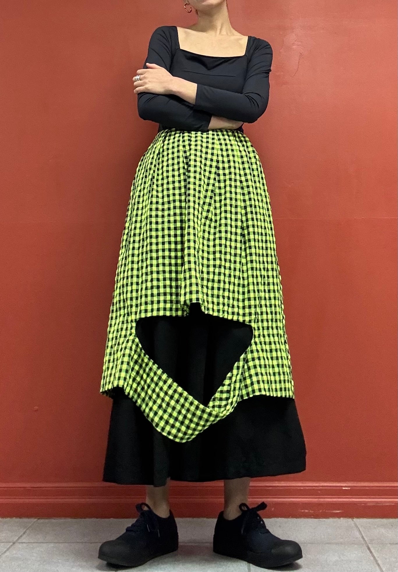 Seersucker Skirt