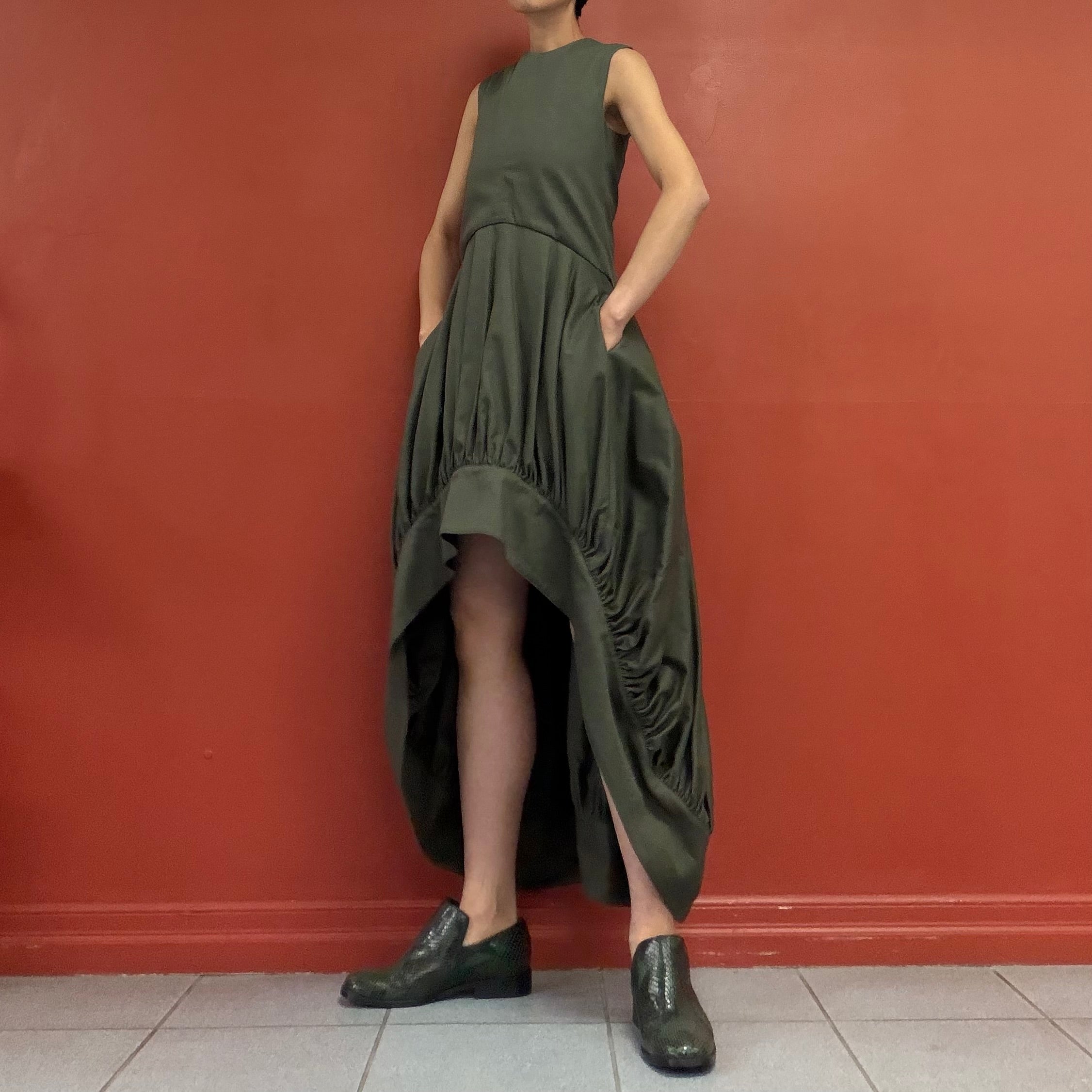 JW ANDERSON draped gathered dress