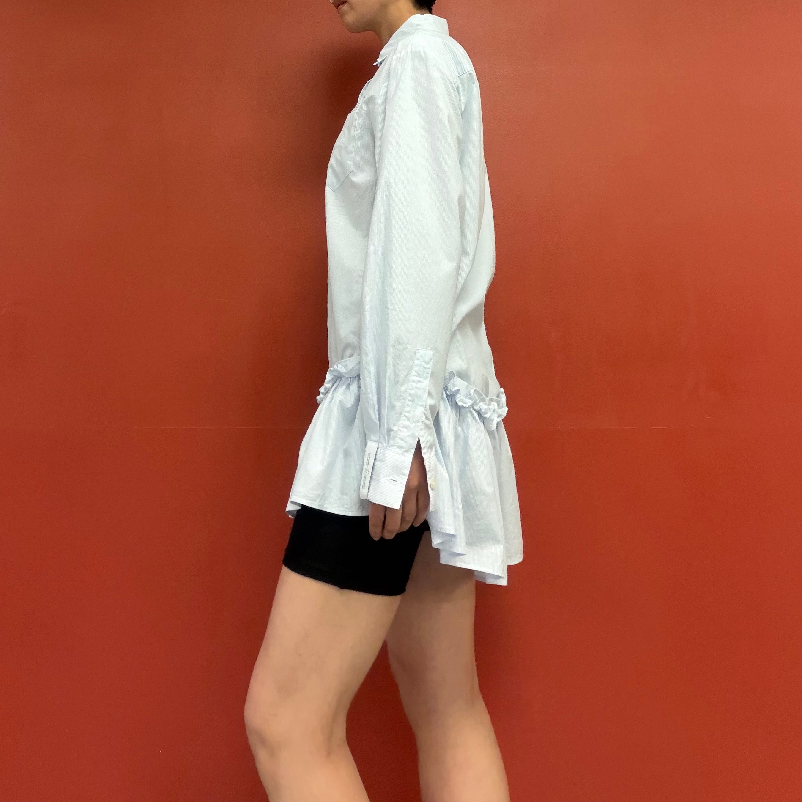 rokh tunic shirt with pleated skirt