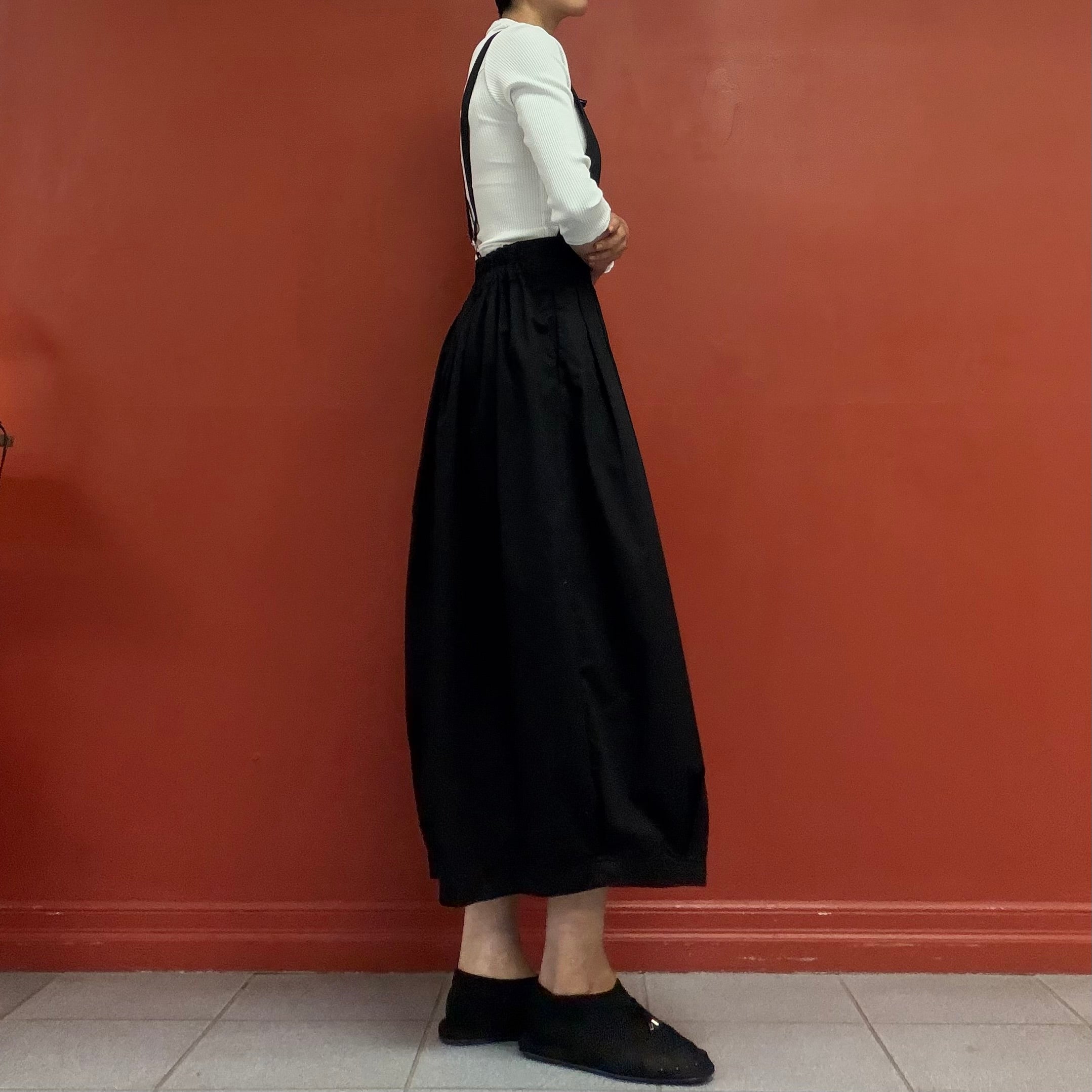 Apron balloon pants