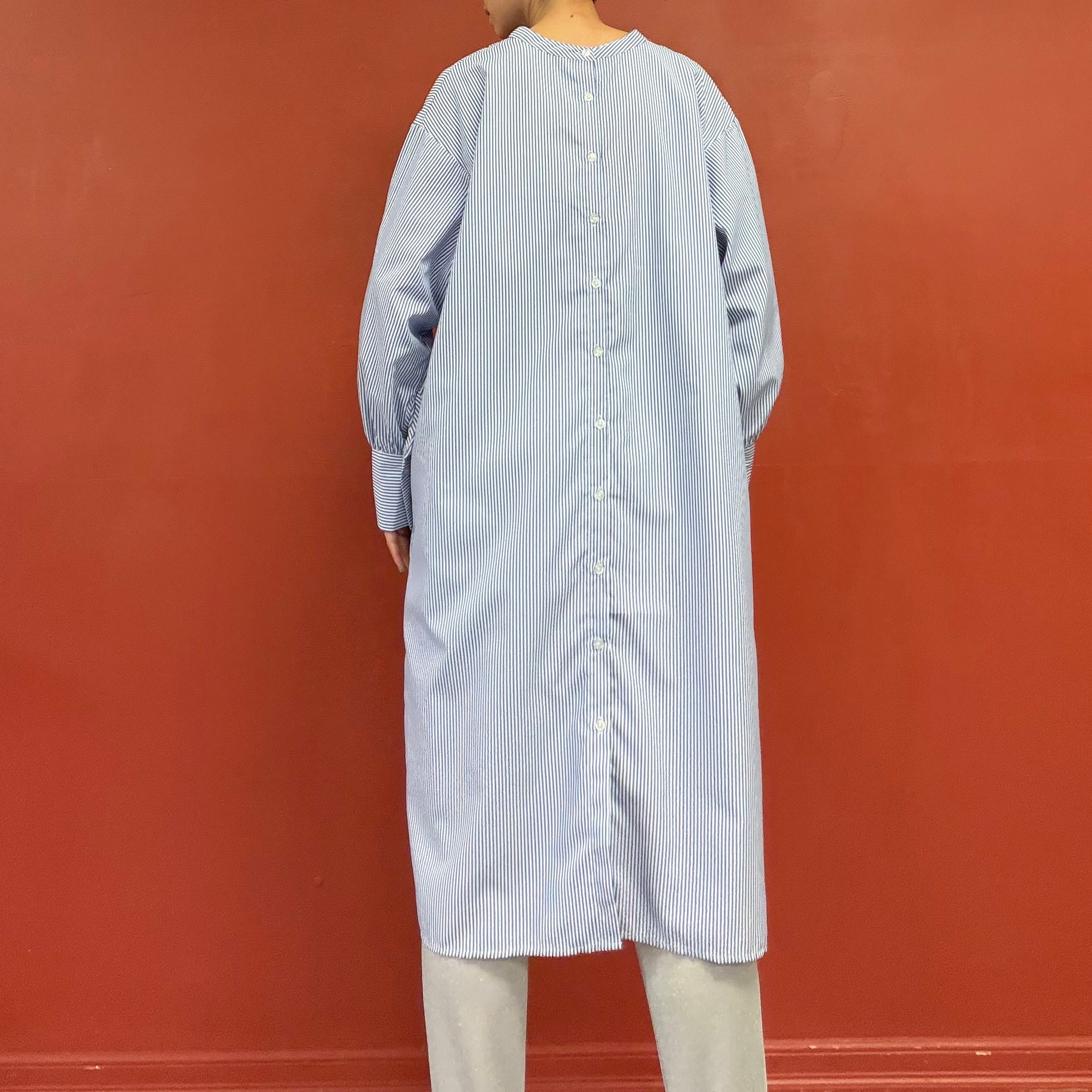 2way stripes long shirt