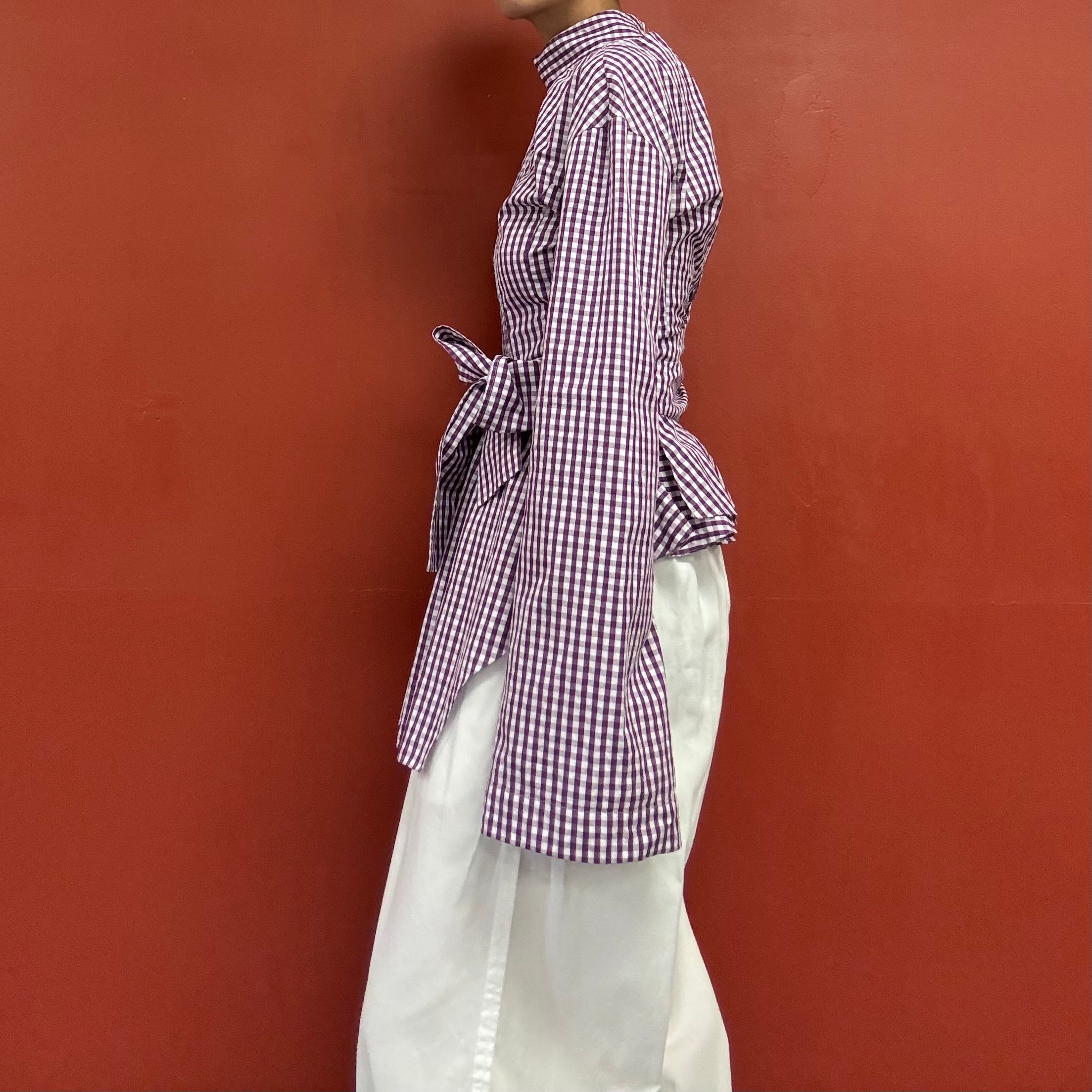 TEIJA open back wrap shirts