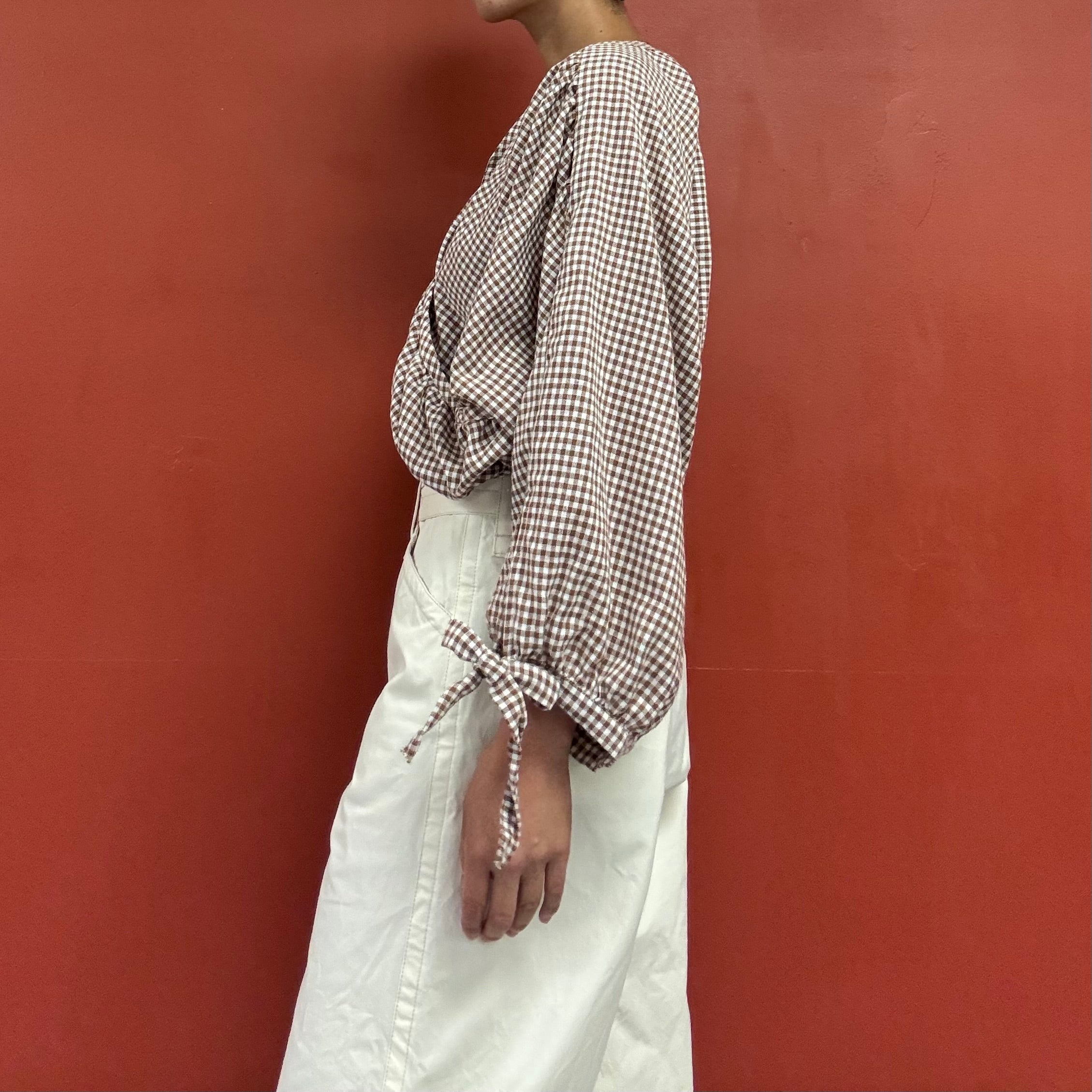 check blouse jacket