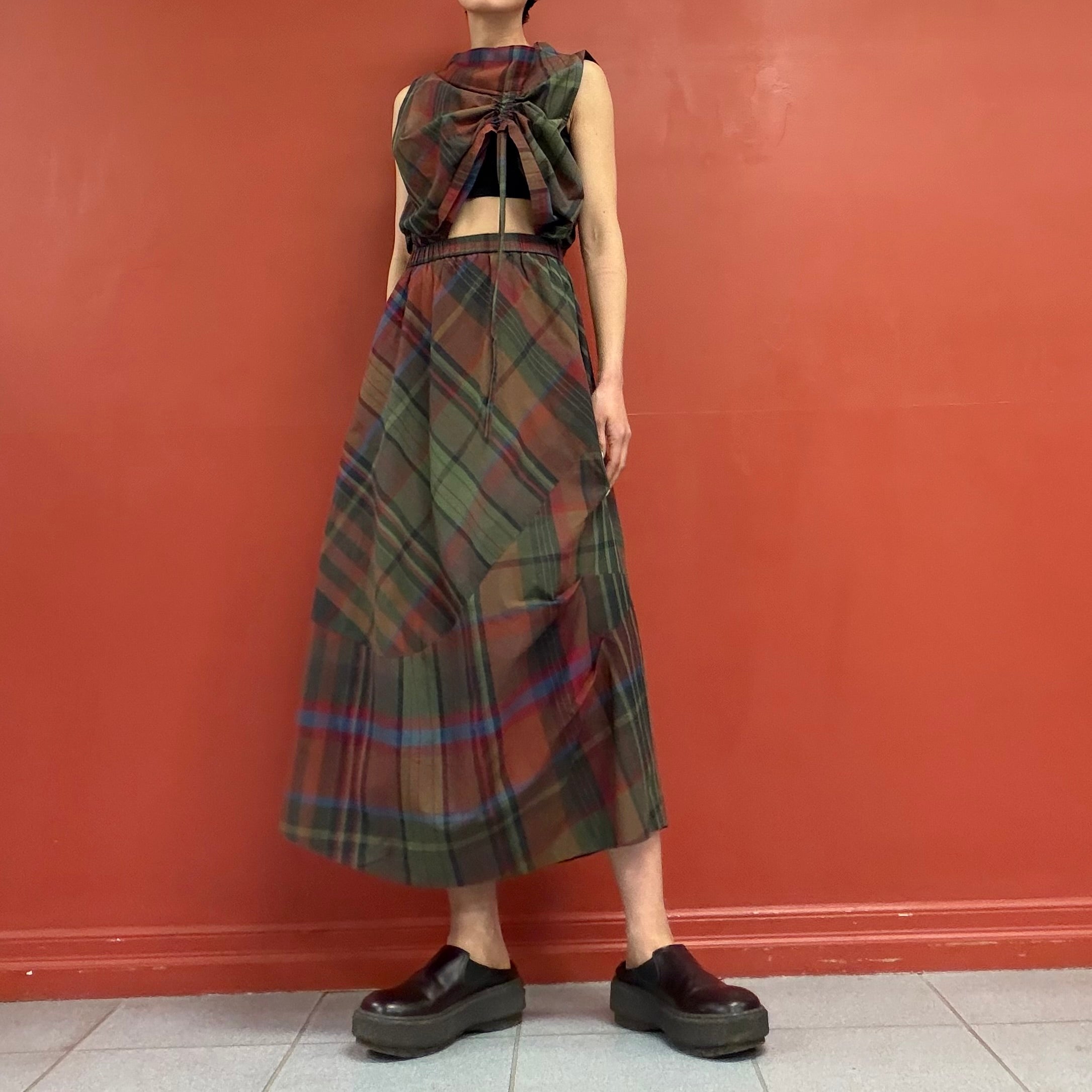 JI U abstract skirt