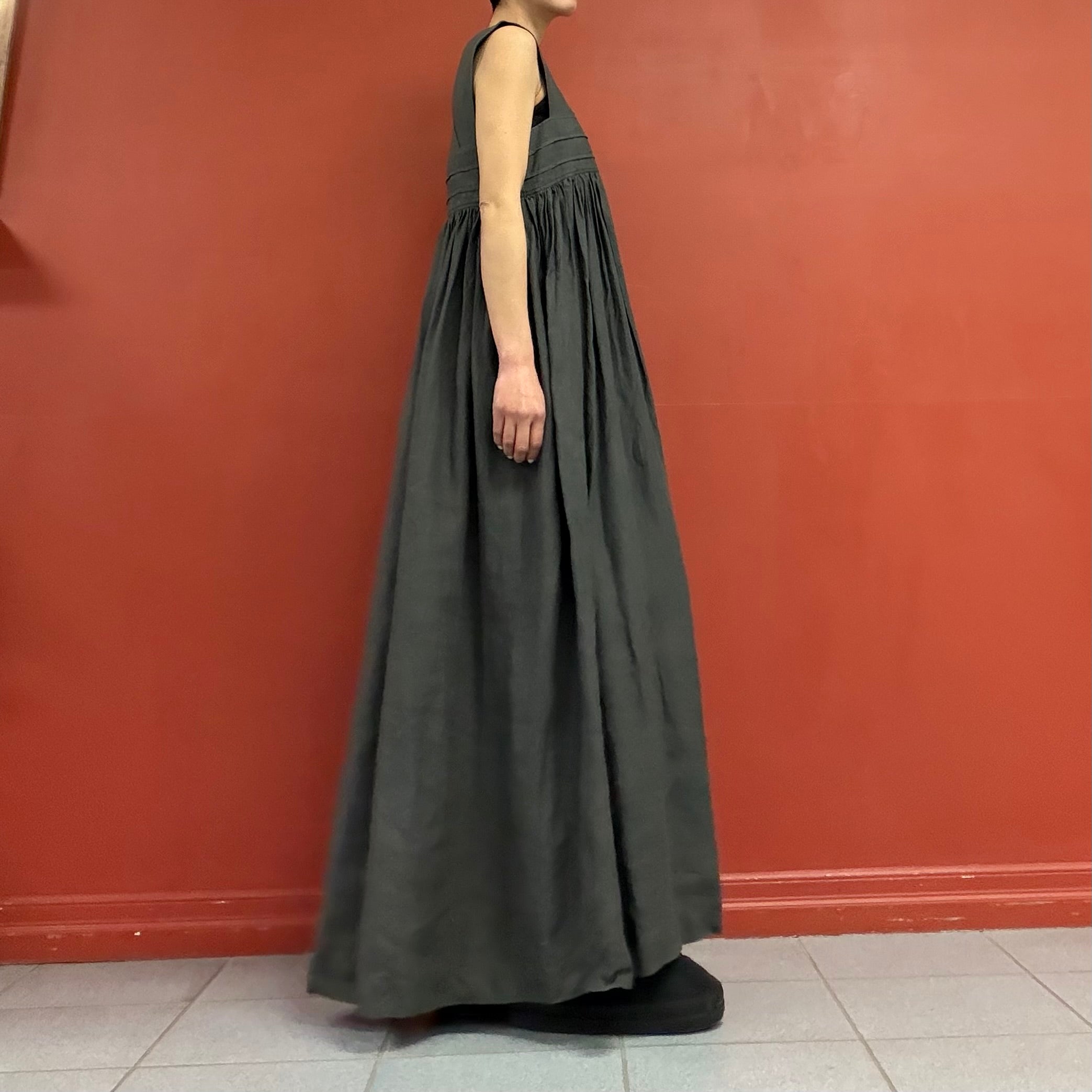 HYKE linen maxi dress