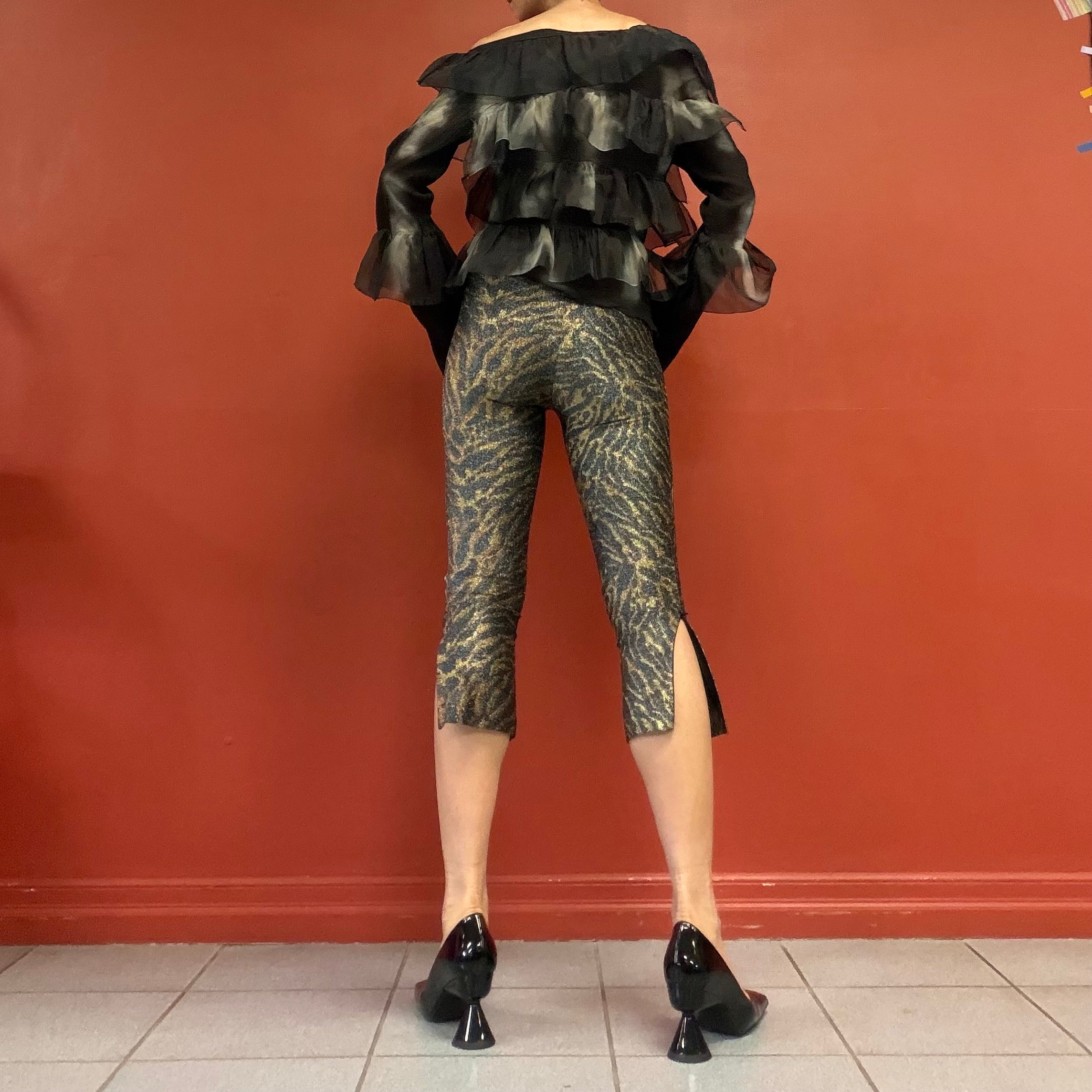GANNI leopard leggings