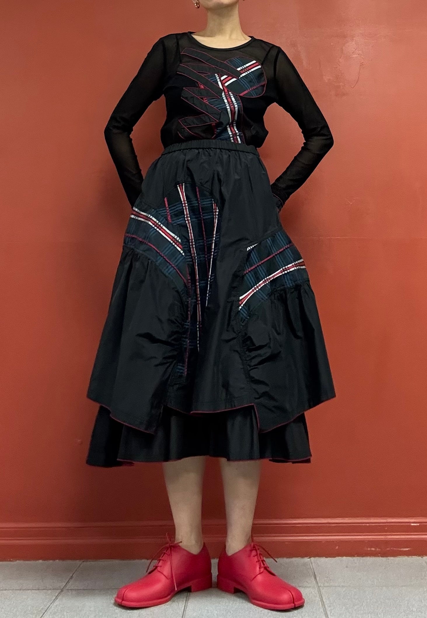 Taffeta skirt