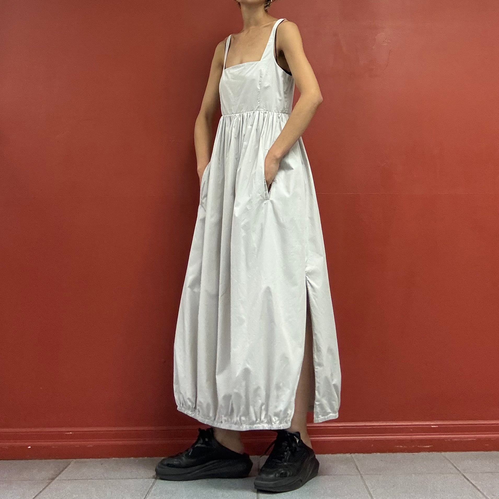 Tibi square neck dress