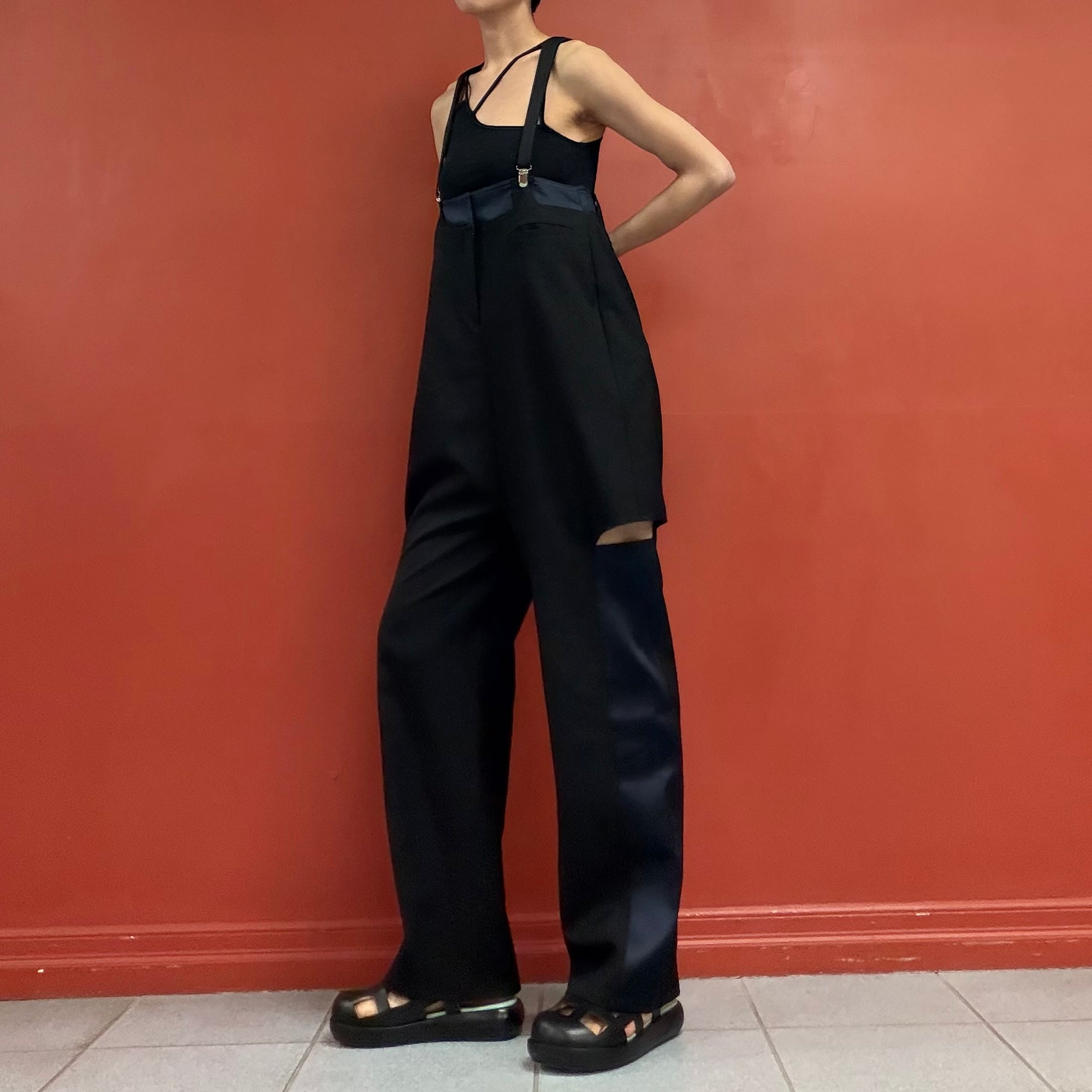 j.kim side cutout trousers