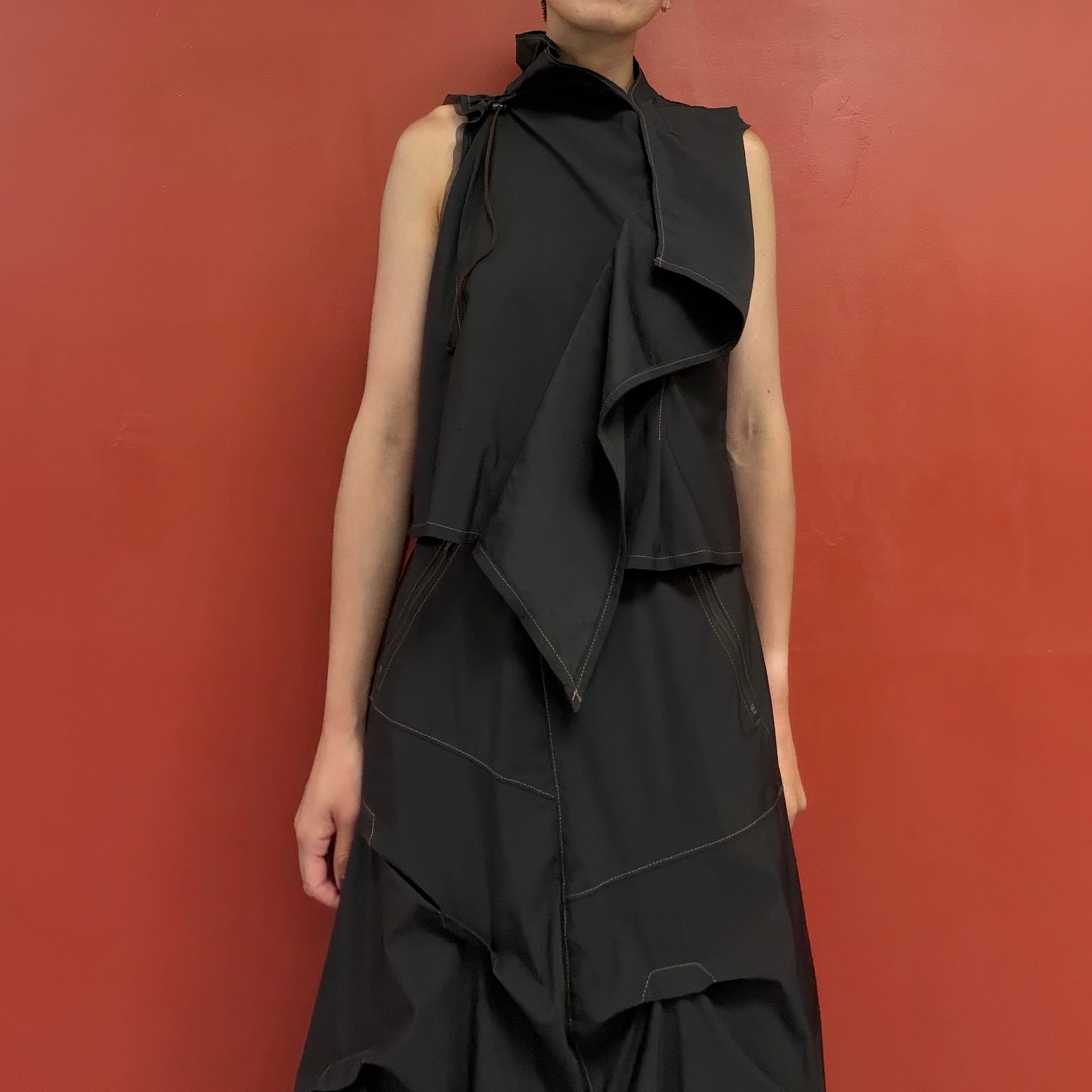 Origami drape top